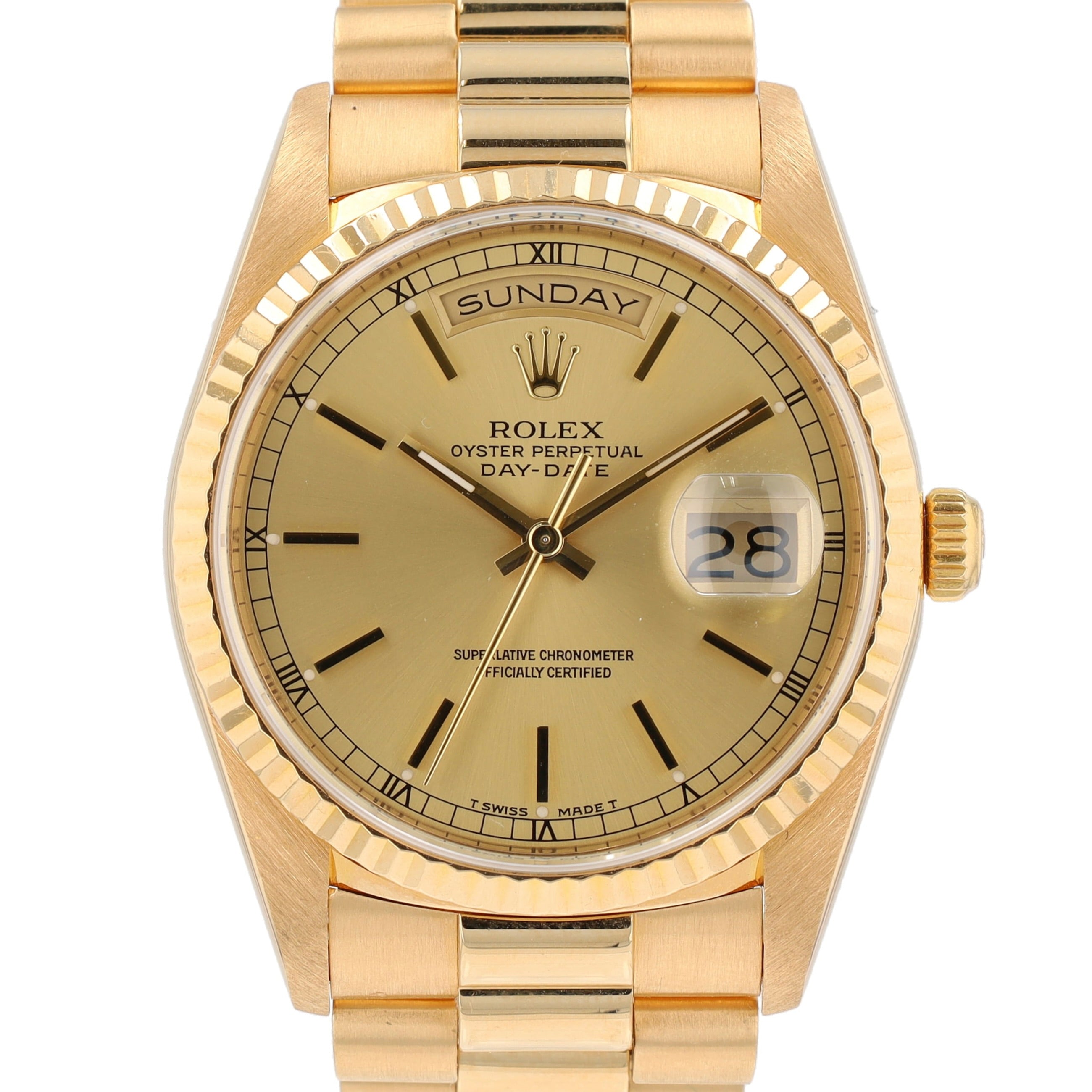 Rolex Day-Date 36 18238 YR:1989