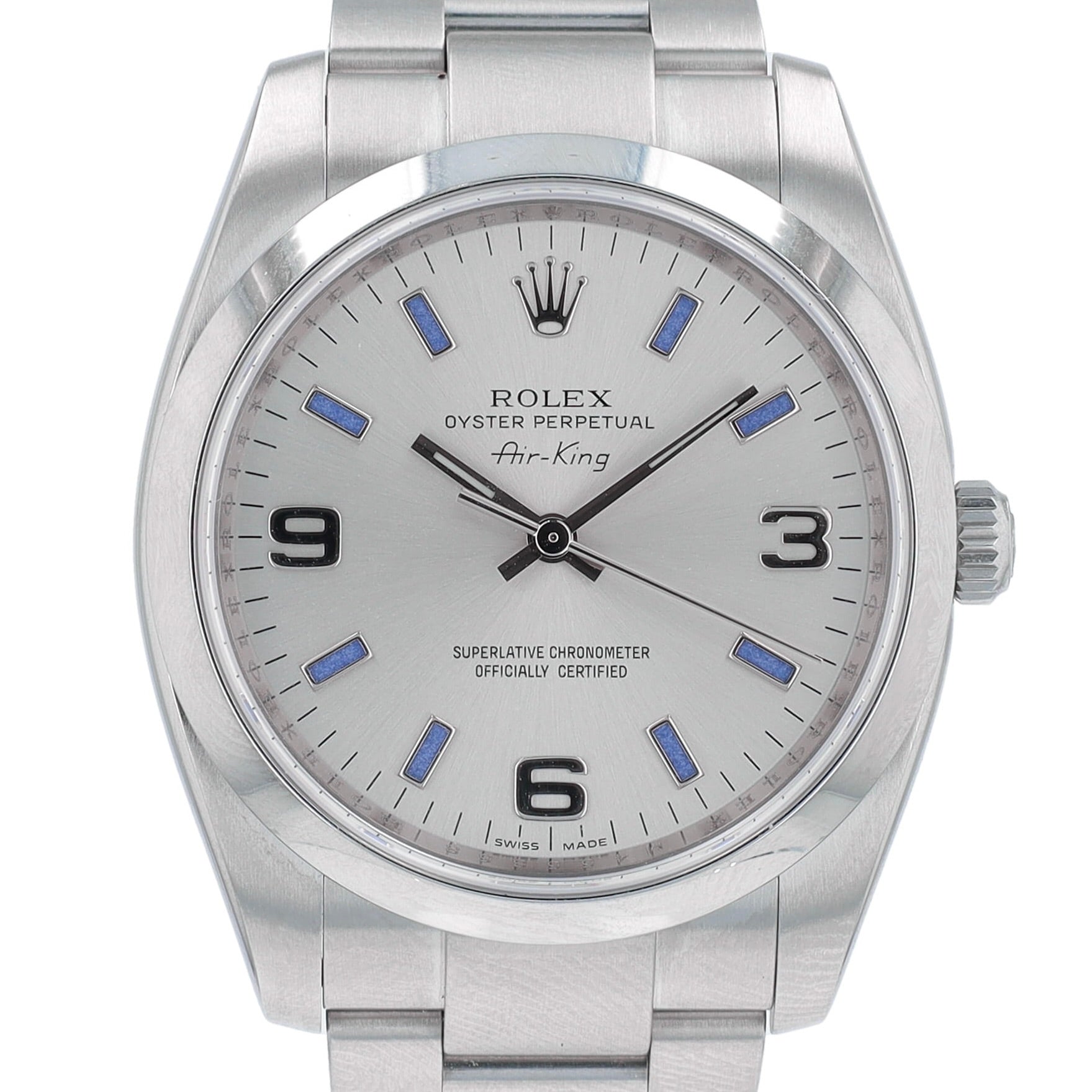 Rolex Air-King 114200 w/ Service Card 2008