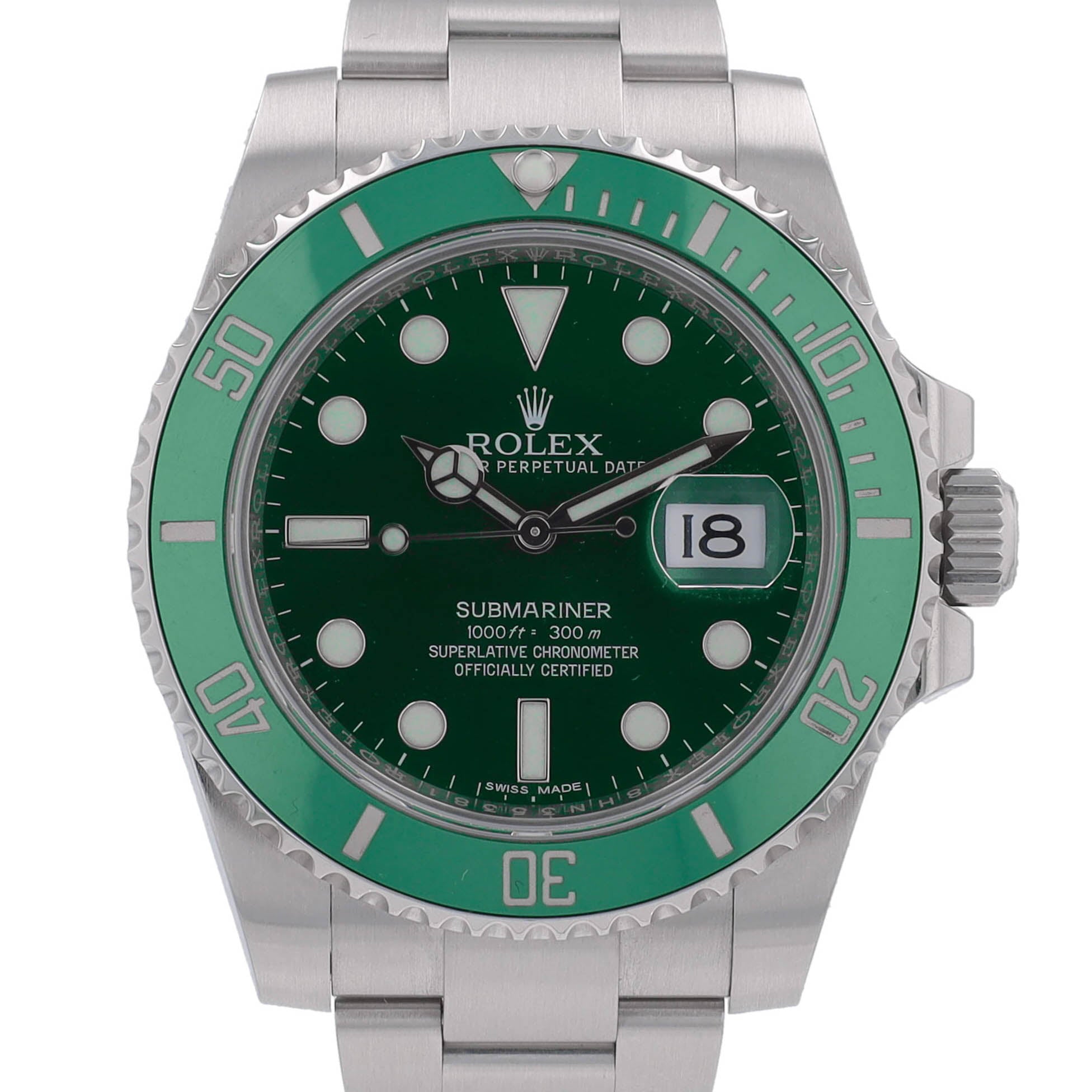 Rolex Submariner 116610LV w/ Box & Cert YR:2016