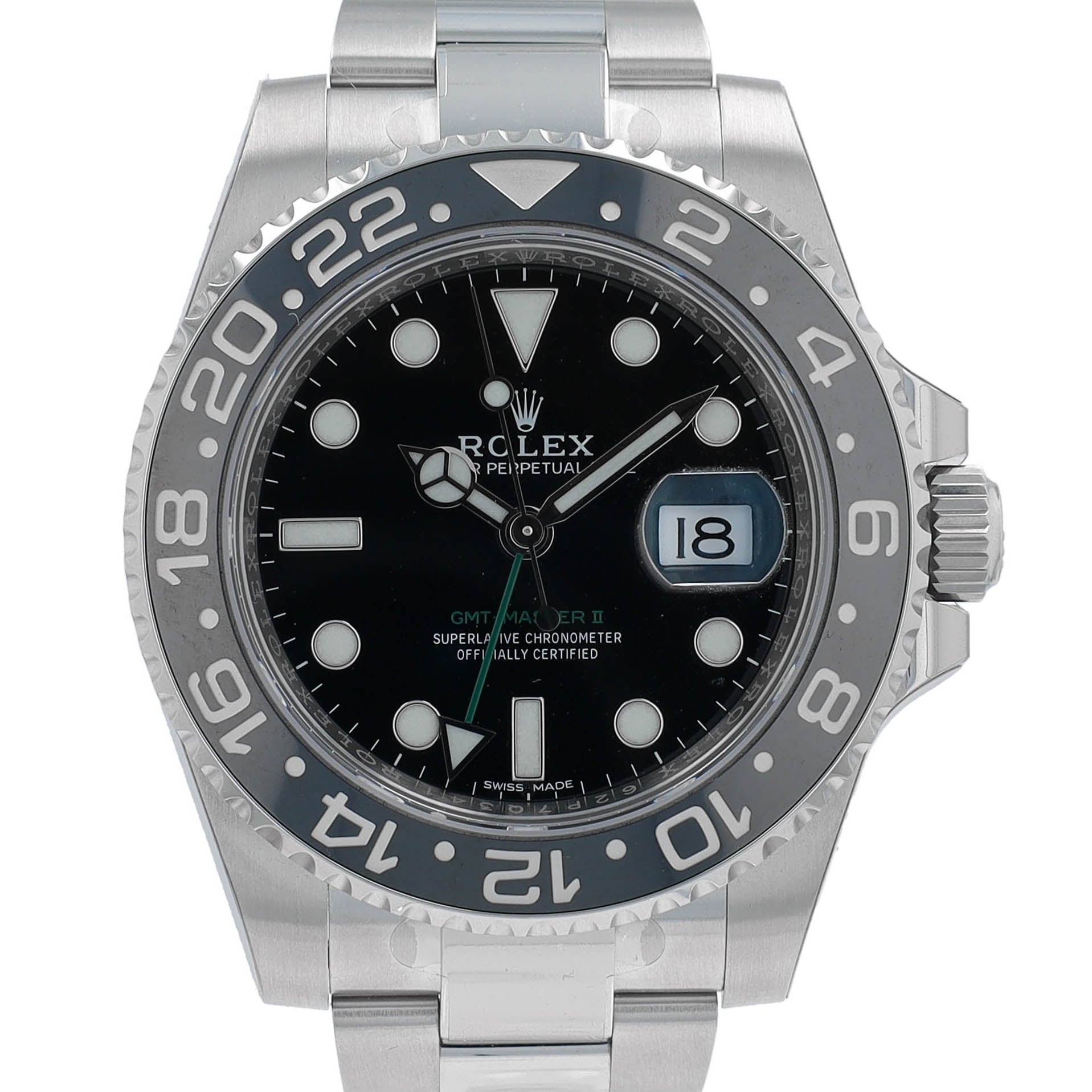 Unworn Rolex GMT-Master II 116710 w/ Box & Cert YR:Open Card