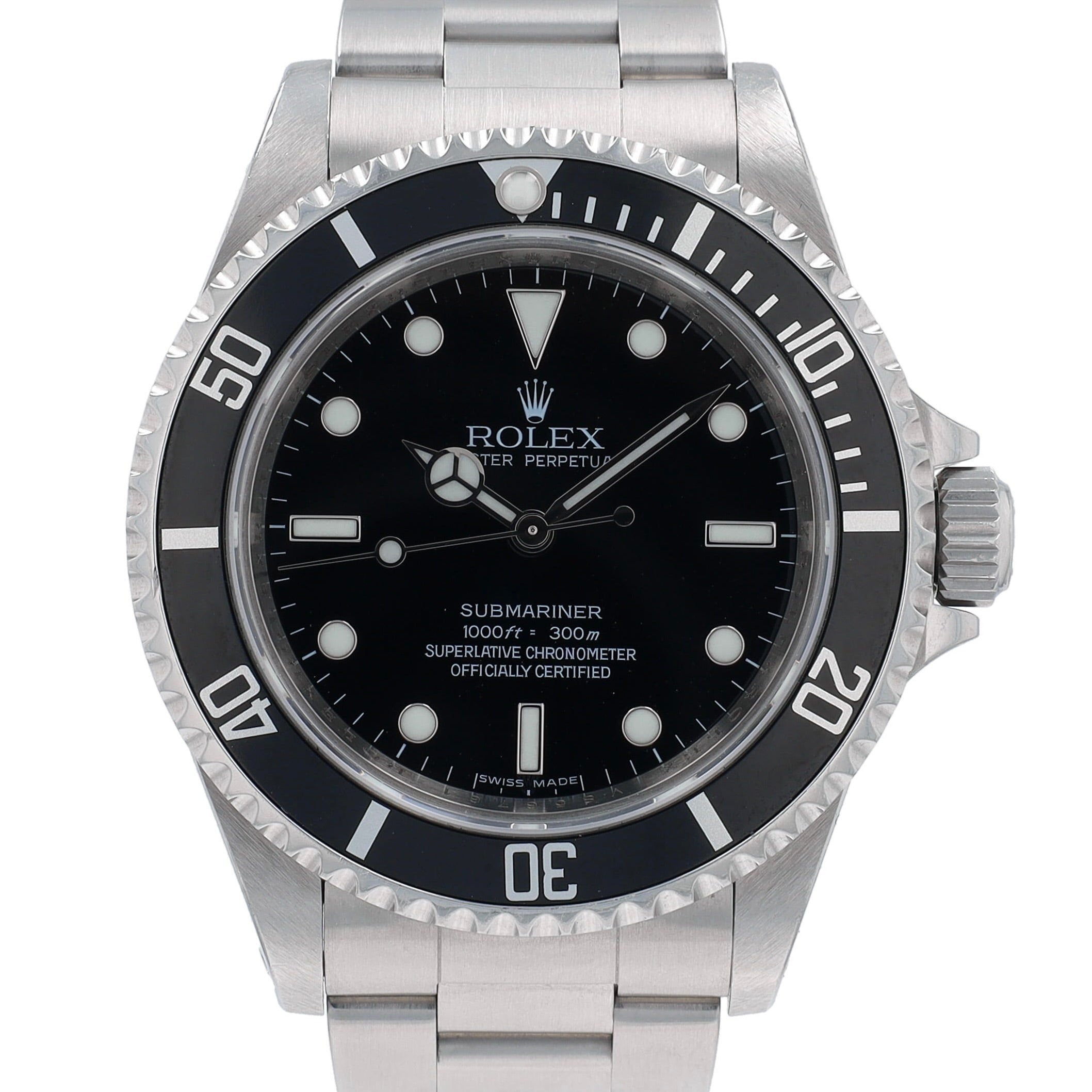 Rolex Submariner 14060 4-Liner "REHAUT" YR:2009