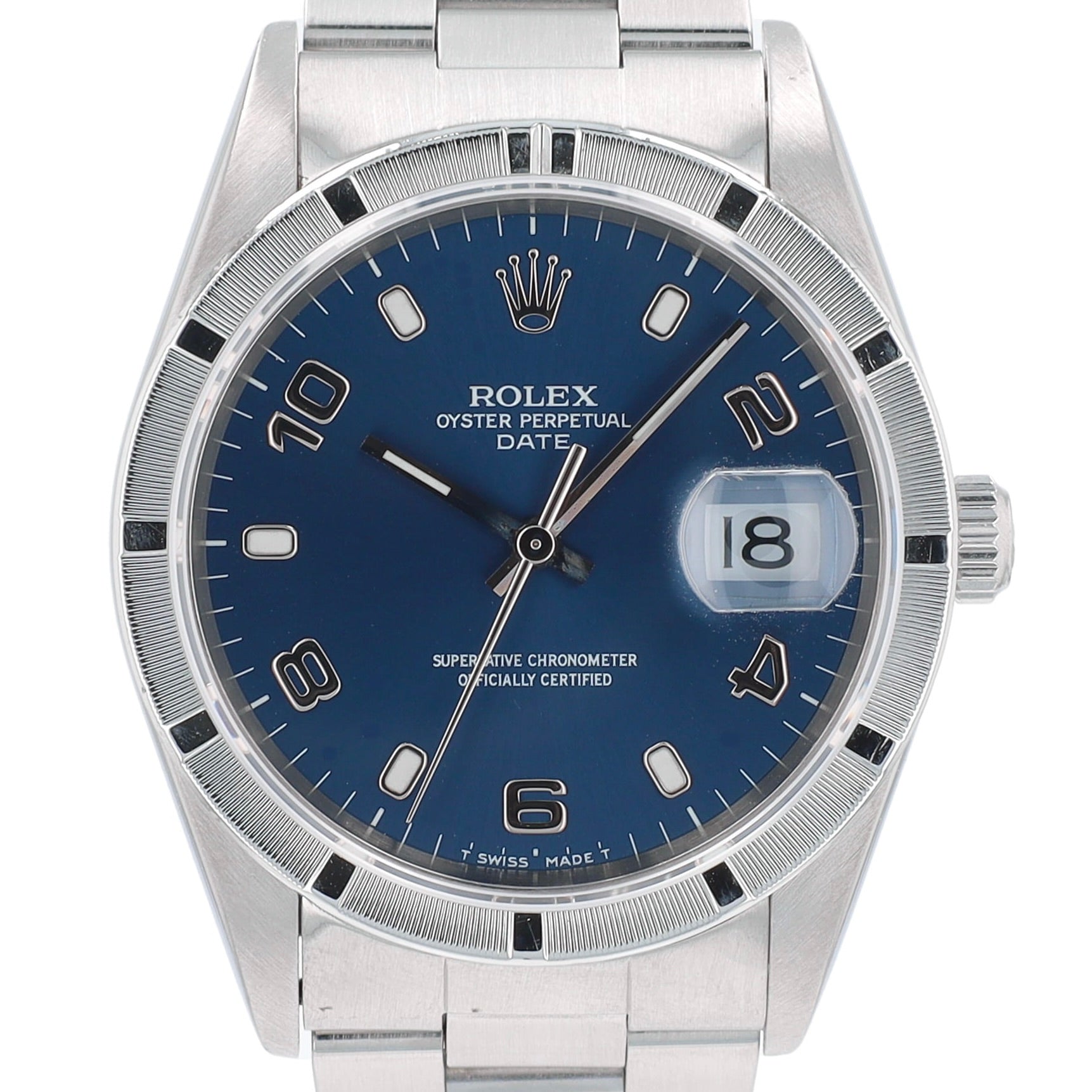 Rolex Date 34 15210 w/ Box & Paper 1997