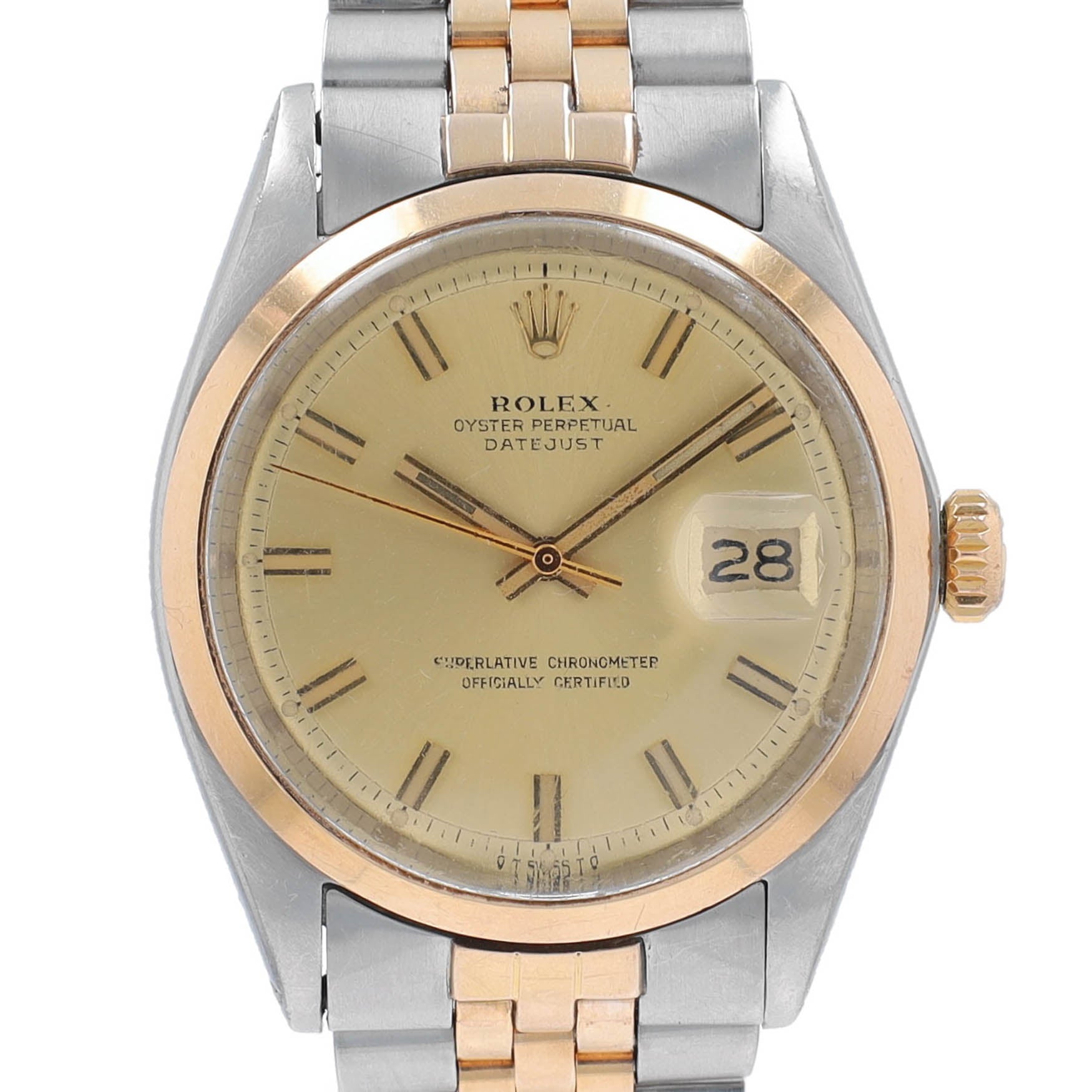 Vintage Rolex Datejust 36 1600 YR:1973