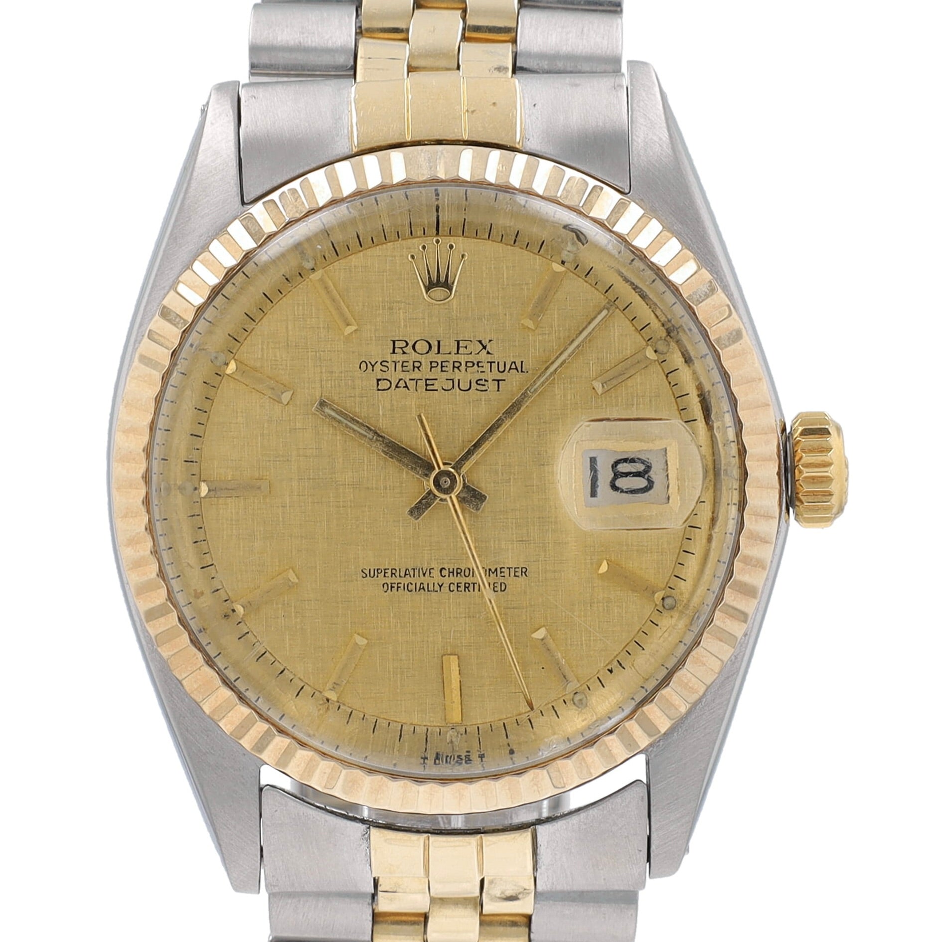 Vintage Rolex Datejust 36 1601 YR:1969