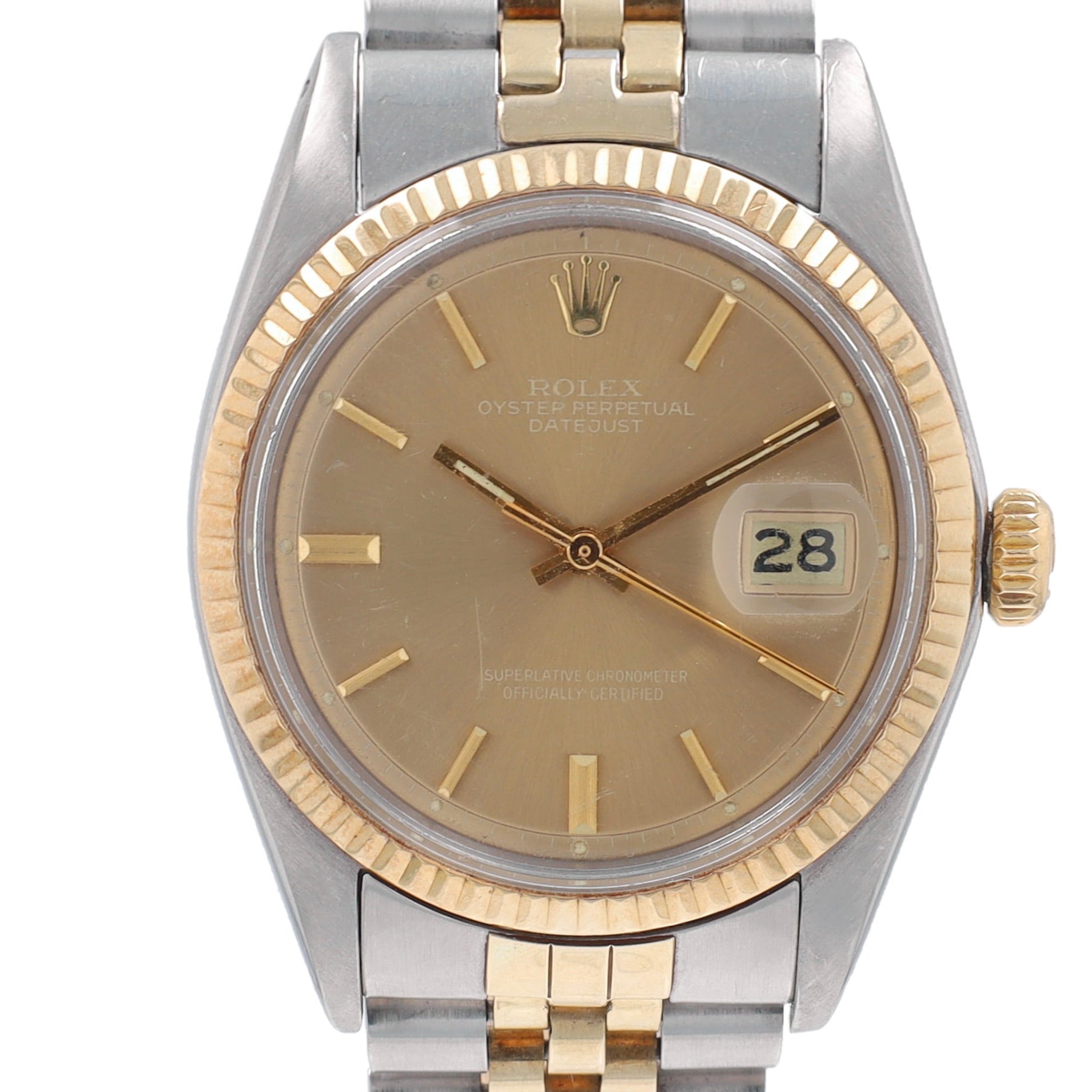Vintage Rolex Datejust 36 1601 YR:1974