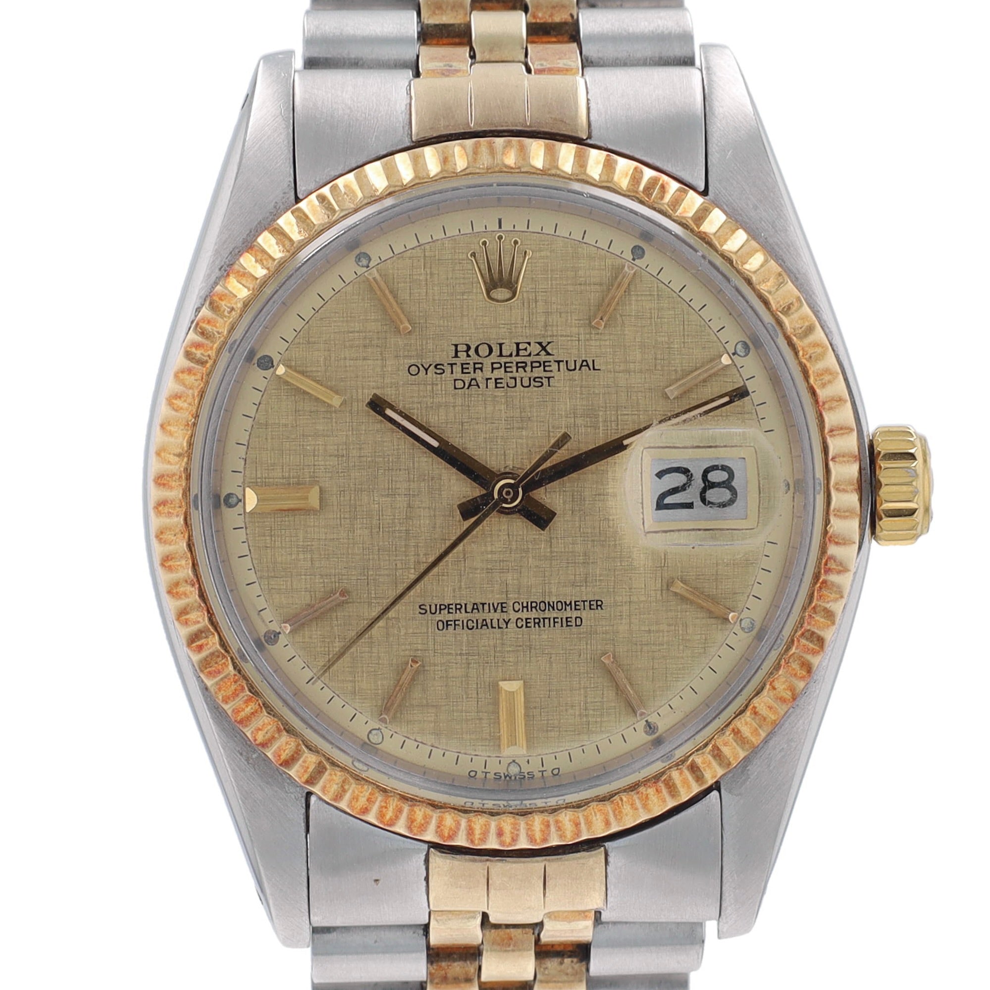 Vintage Rolex Datejust 36 1601 YR:1974