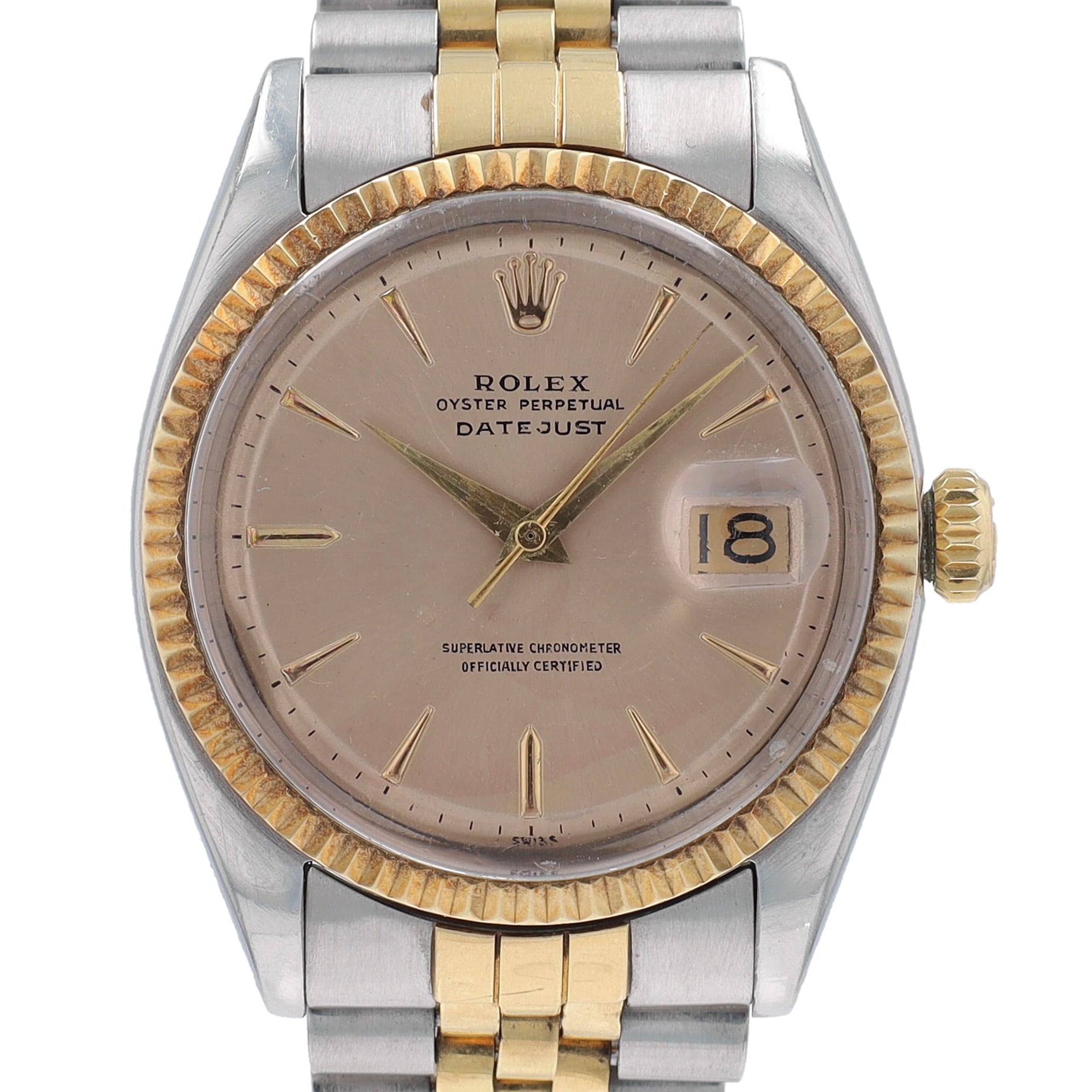 Vintage Rolex Datejust 36 1601 YR:1962