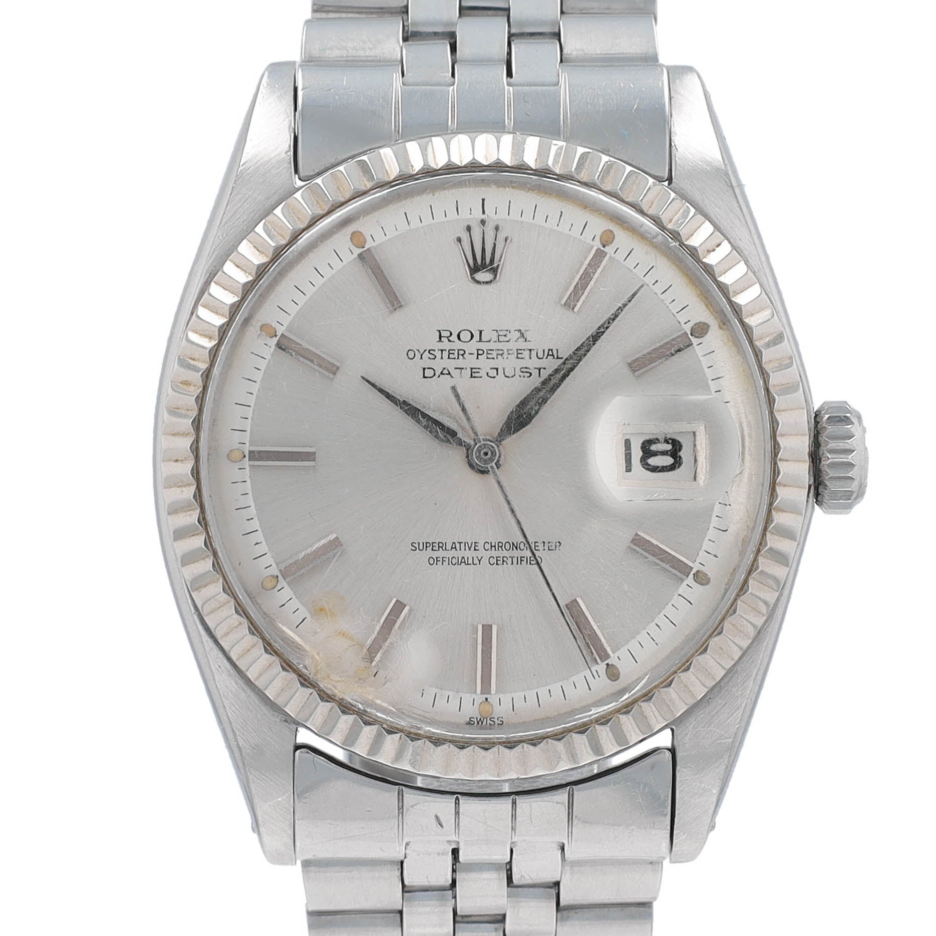 Vintage Rolex Datejust 36 1601 YR:1963