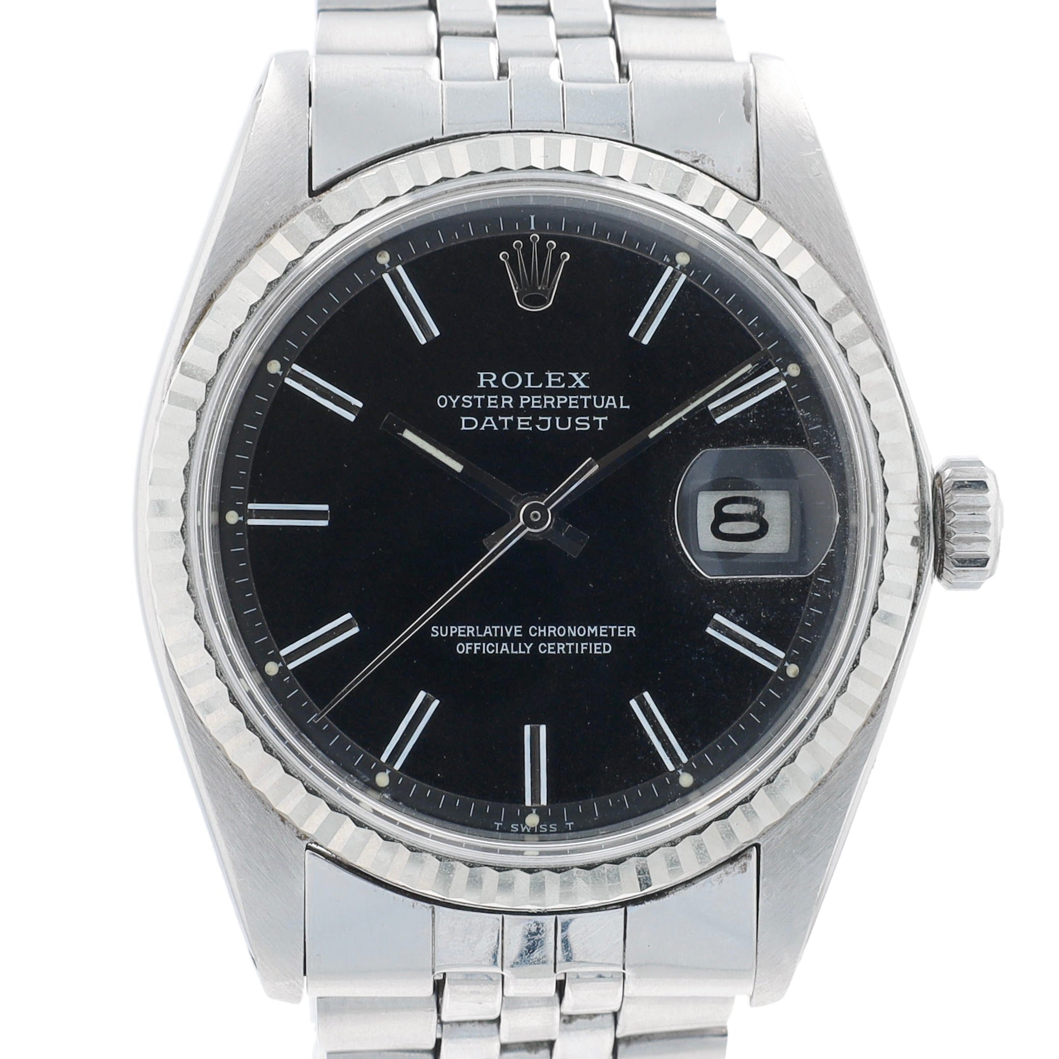 Vintage Rolex Datejust 36 1601 w/ Box YR:1973