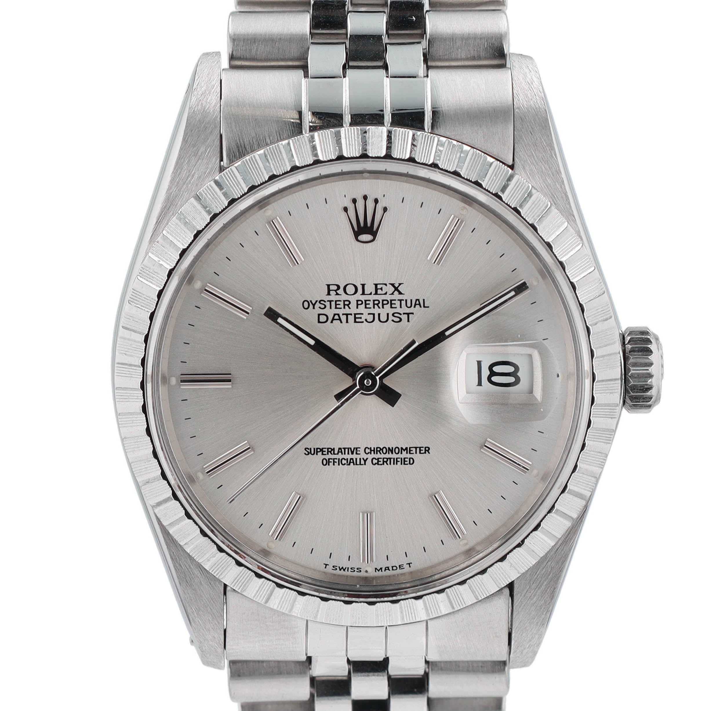 Rolex Datejust 36 16030 w/ Box & Paper 1988