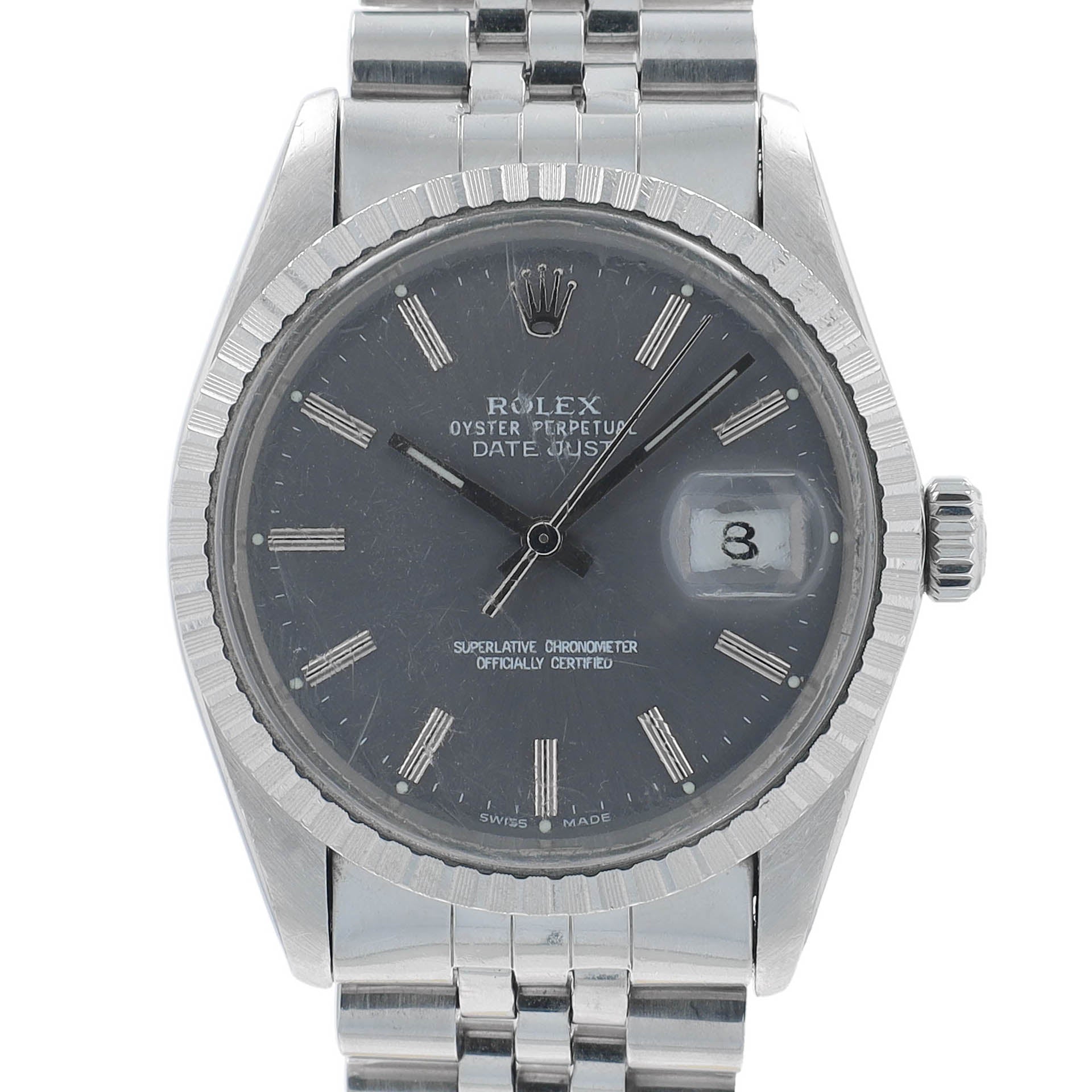 Rolex Datejust 36 16030 w/ Box & Paper 1987