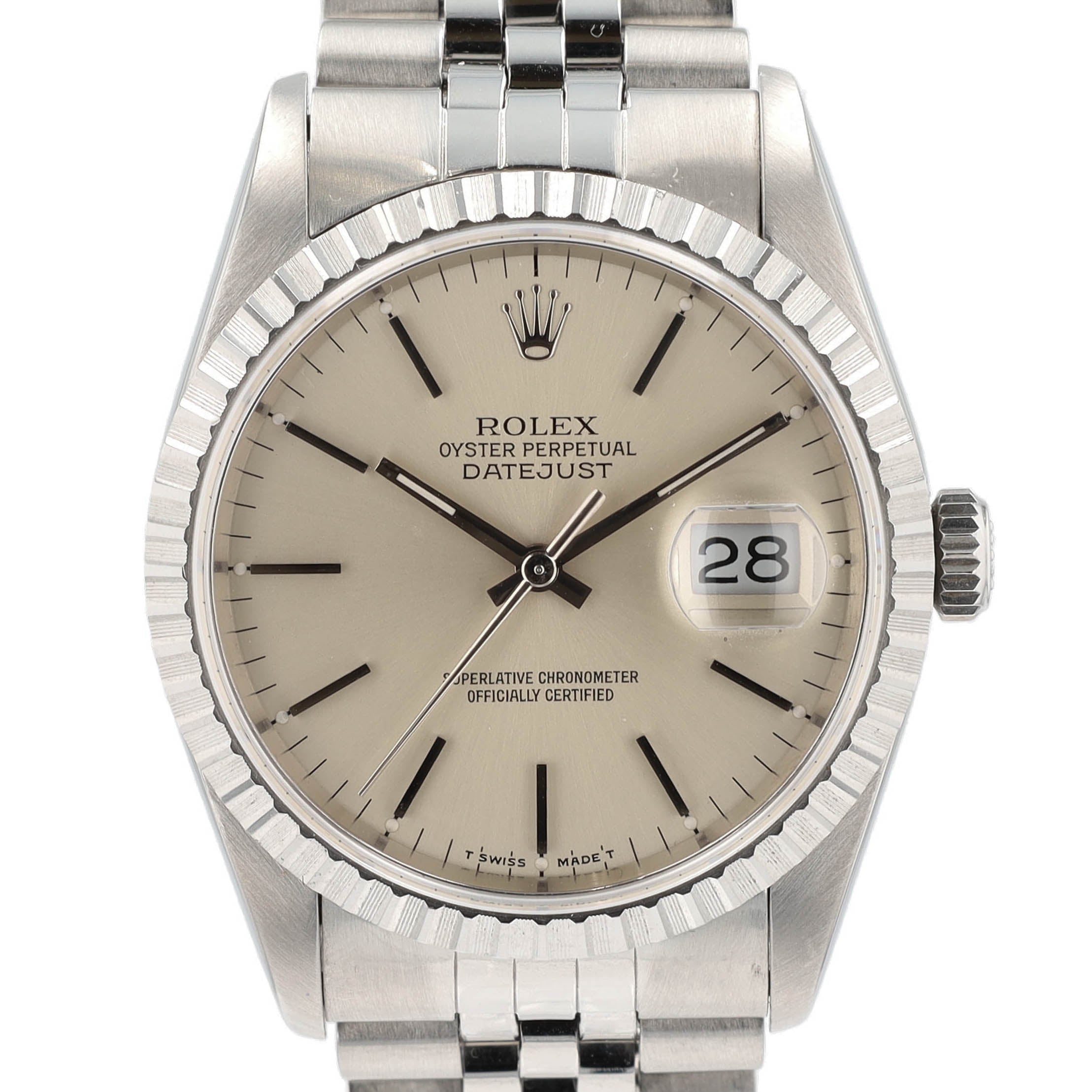 Rolex Datejust 36 16220 w/ Box & Paper YR:1991