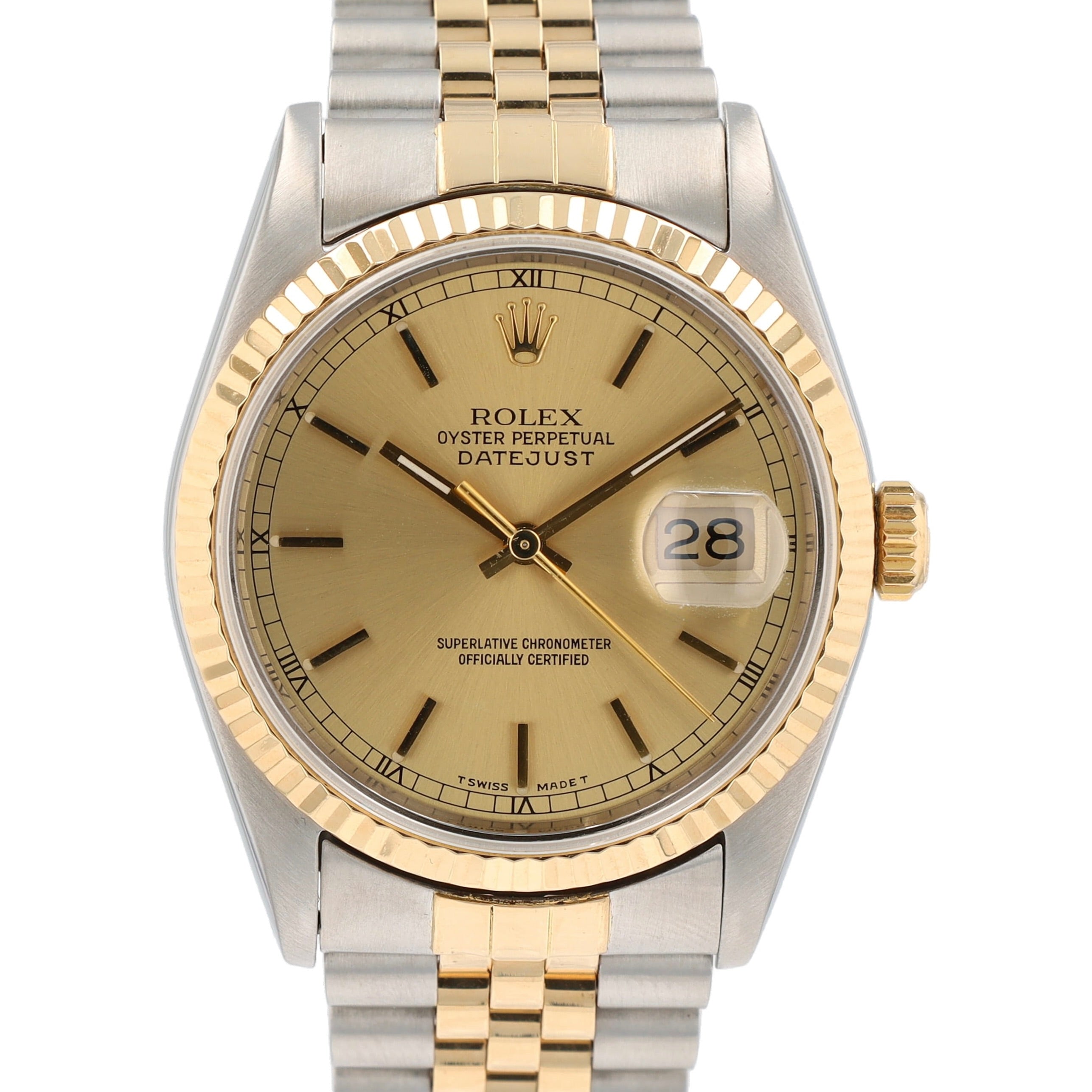 Rolex Datejust 36 16233 w/ Box & Paper 1991