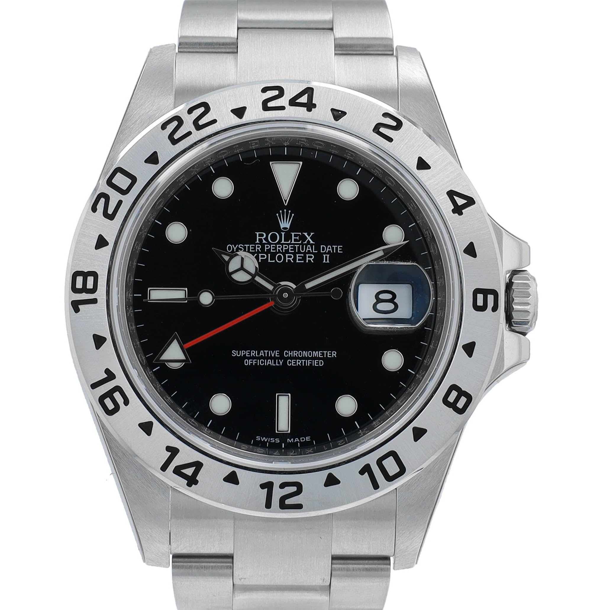 Unworn Rolex Explorer II 16570 w/ Box & Paper YR:Open Card