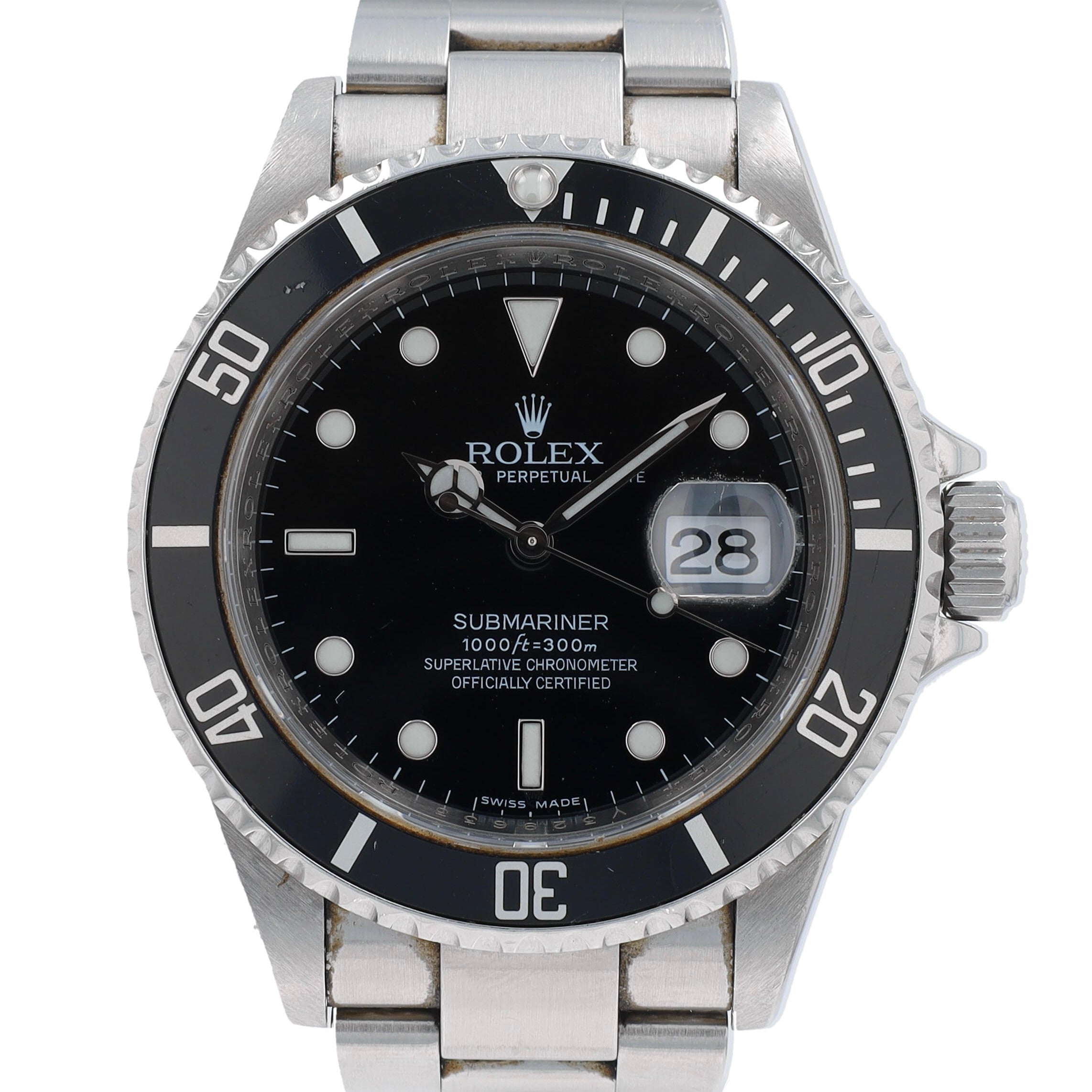 Rolex Submariner 16610 "REHAUT" w/ Cert Paper 2009