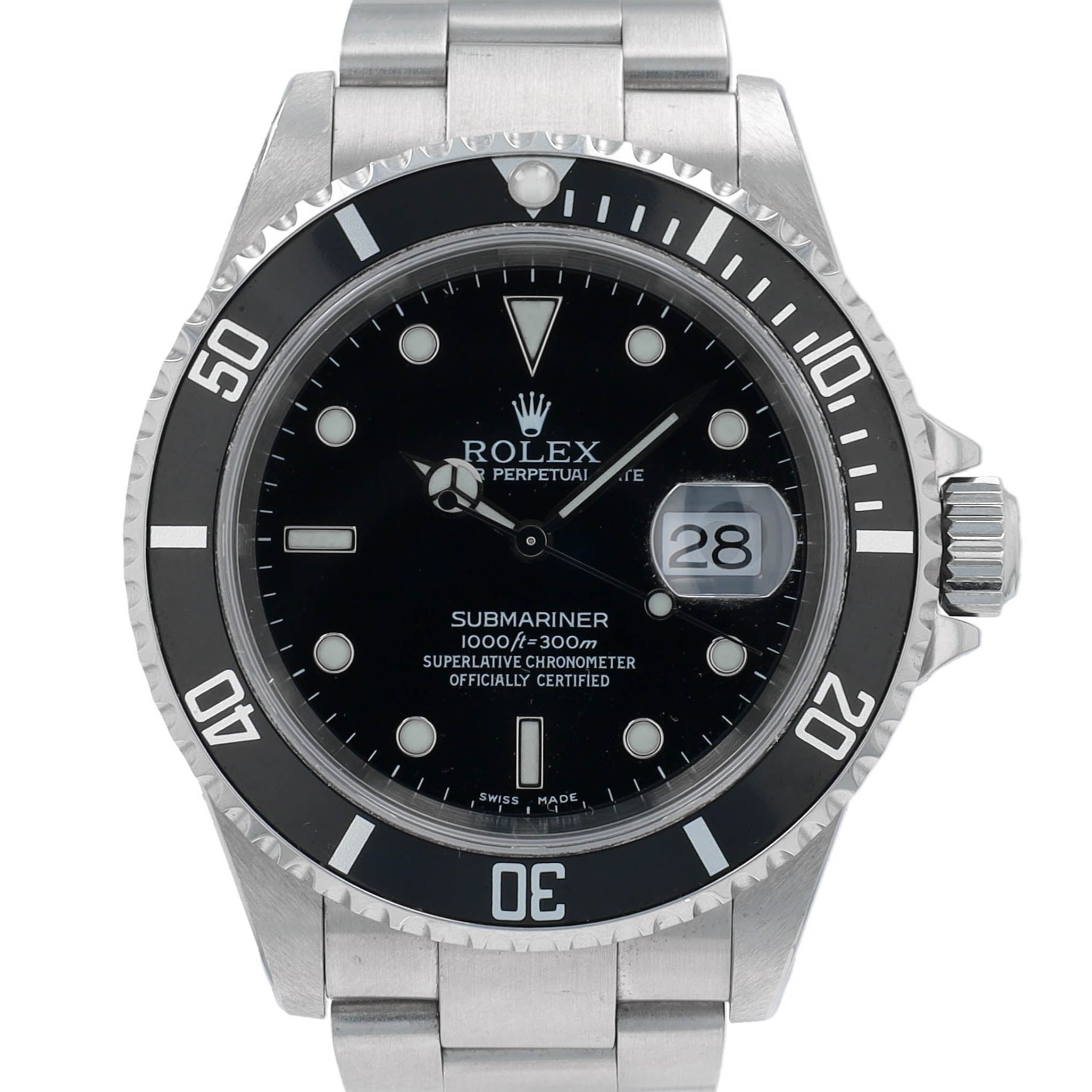 Rolex Submariner 16610 w/ Box & Paper YR:2001