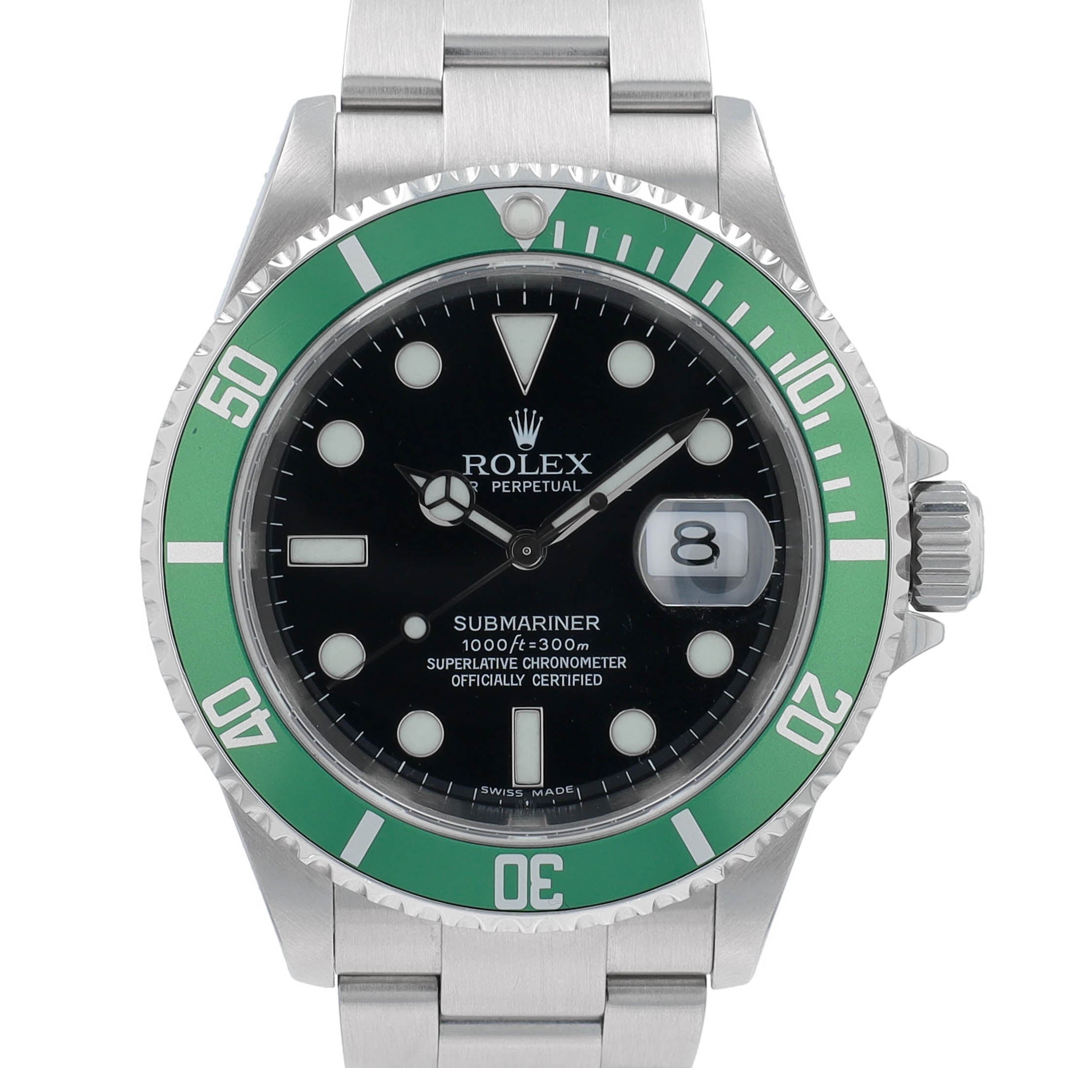 Rolex Submariner 16610 KERMIT YR:2007