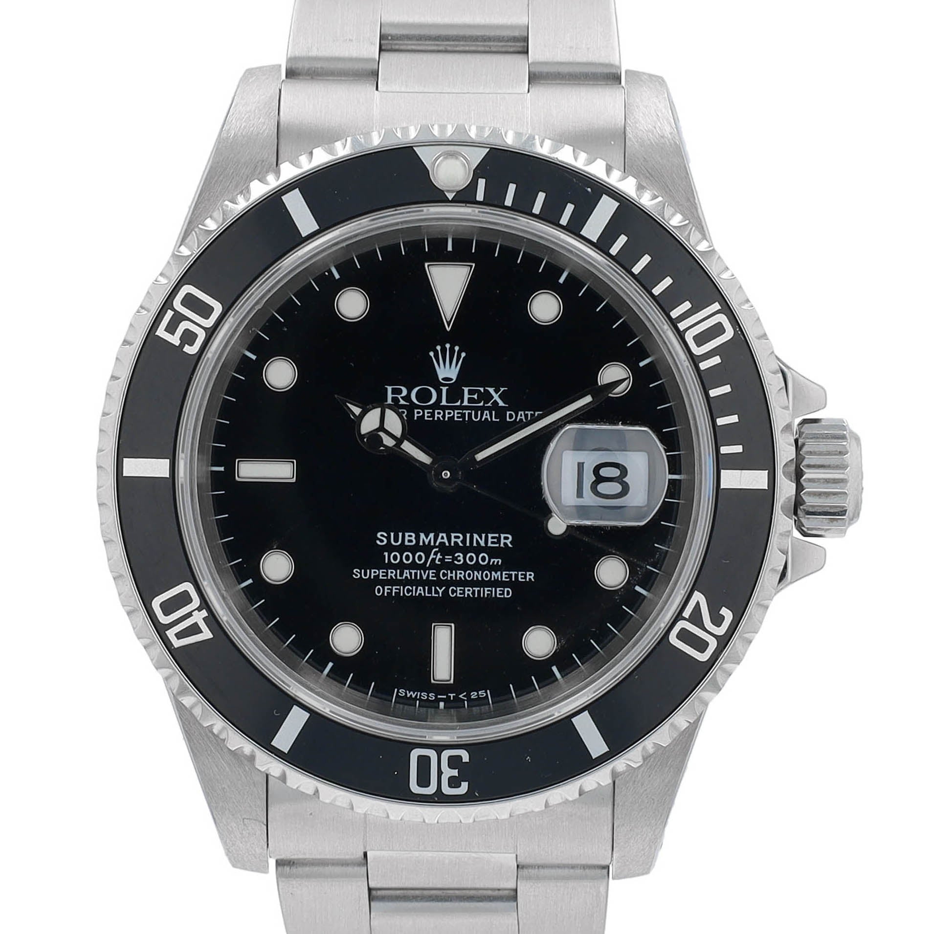 Rolex Submariner 16610 w/ Box & Paper 1997