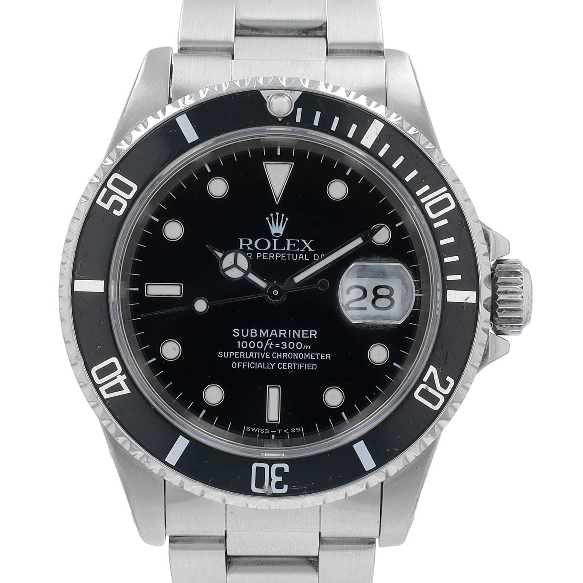 Rolex Submariner 16610 w/ Box & Paper YR:1991