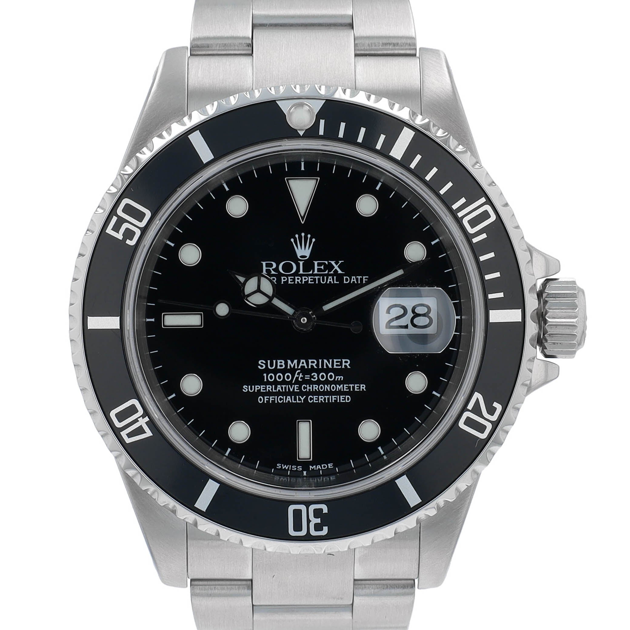 Rolex Submariner 16610 w/ Box & Paper YR:2001