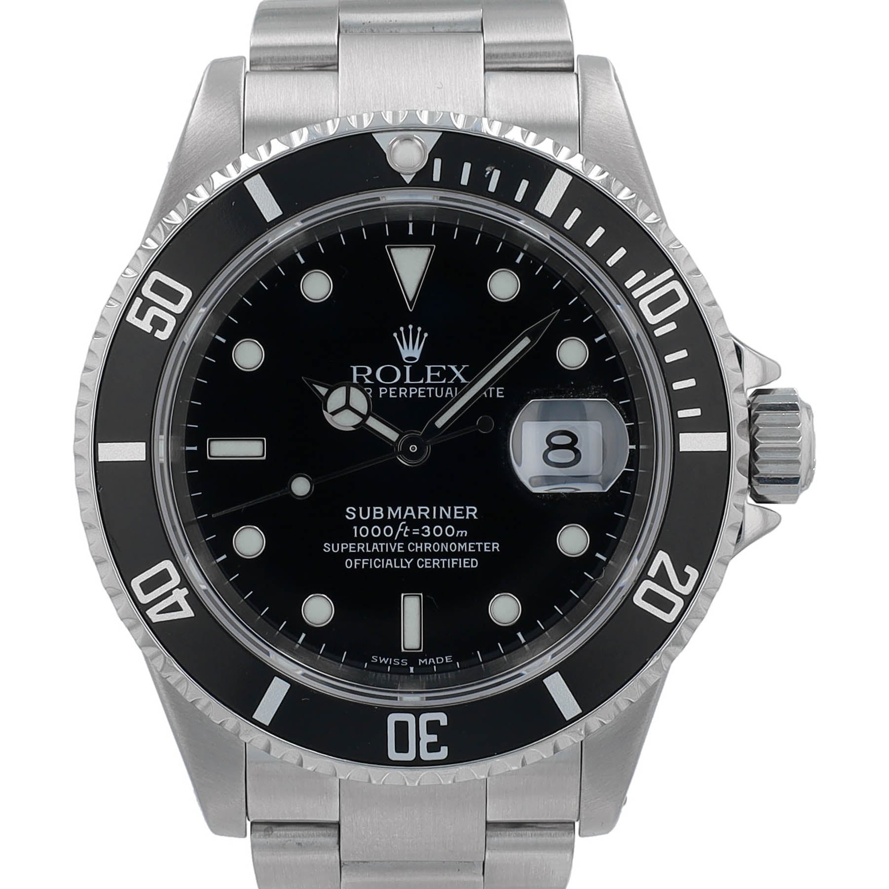 Rolex Submariner 16610 w/ Box & Paper YR:2001