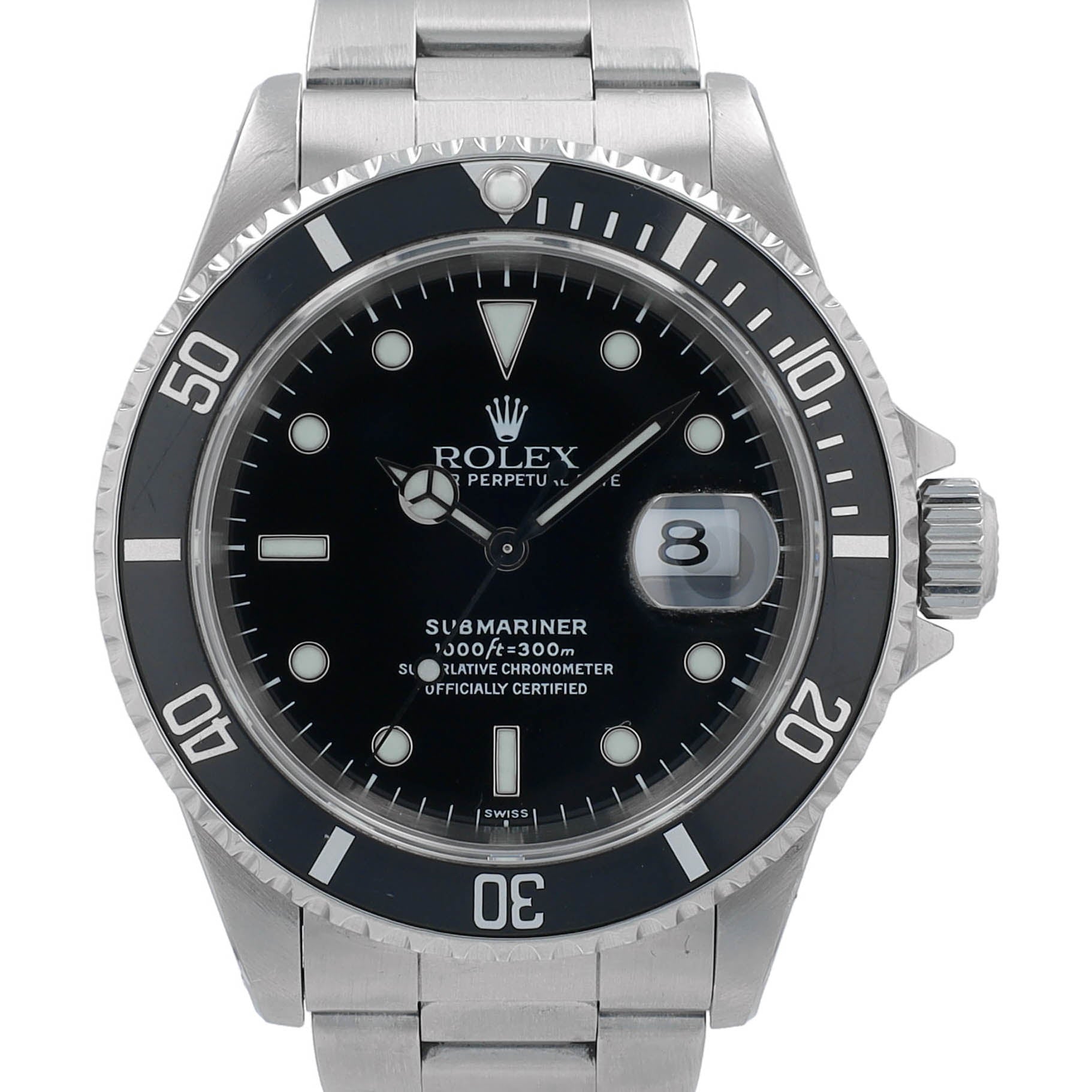 Rolex Submariner 16610 w/ Box & Paper YR:1999