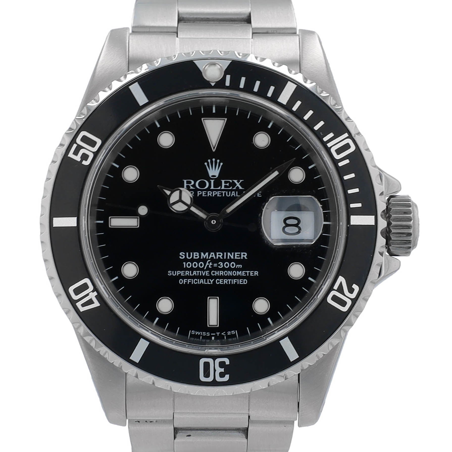 Rolex Submariner 16610 w/ Box & Paper YR:1991
