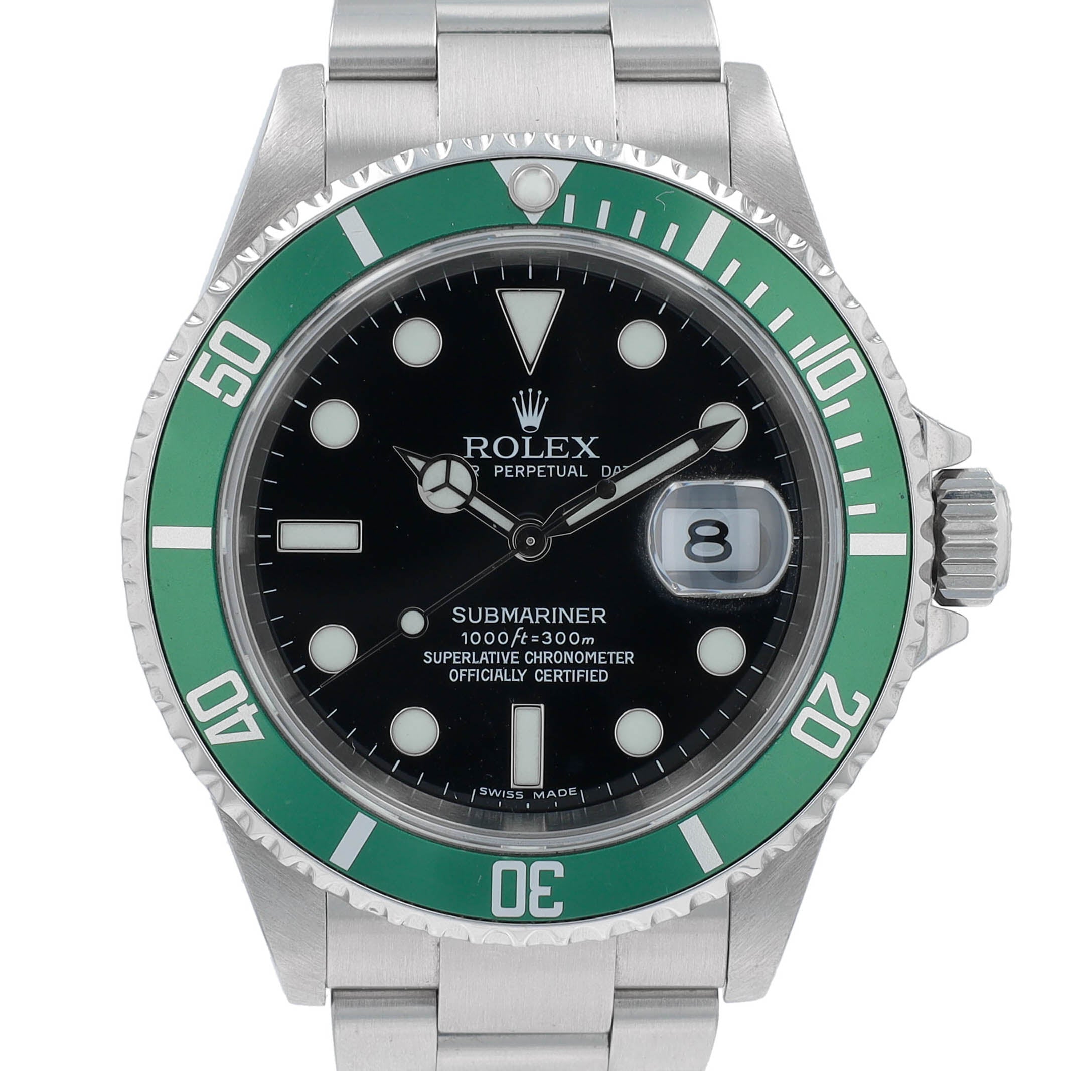 Rolex Submariner 16610 KERMIT YR:2007