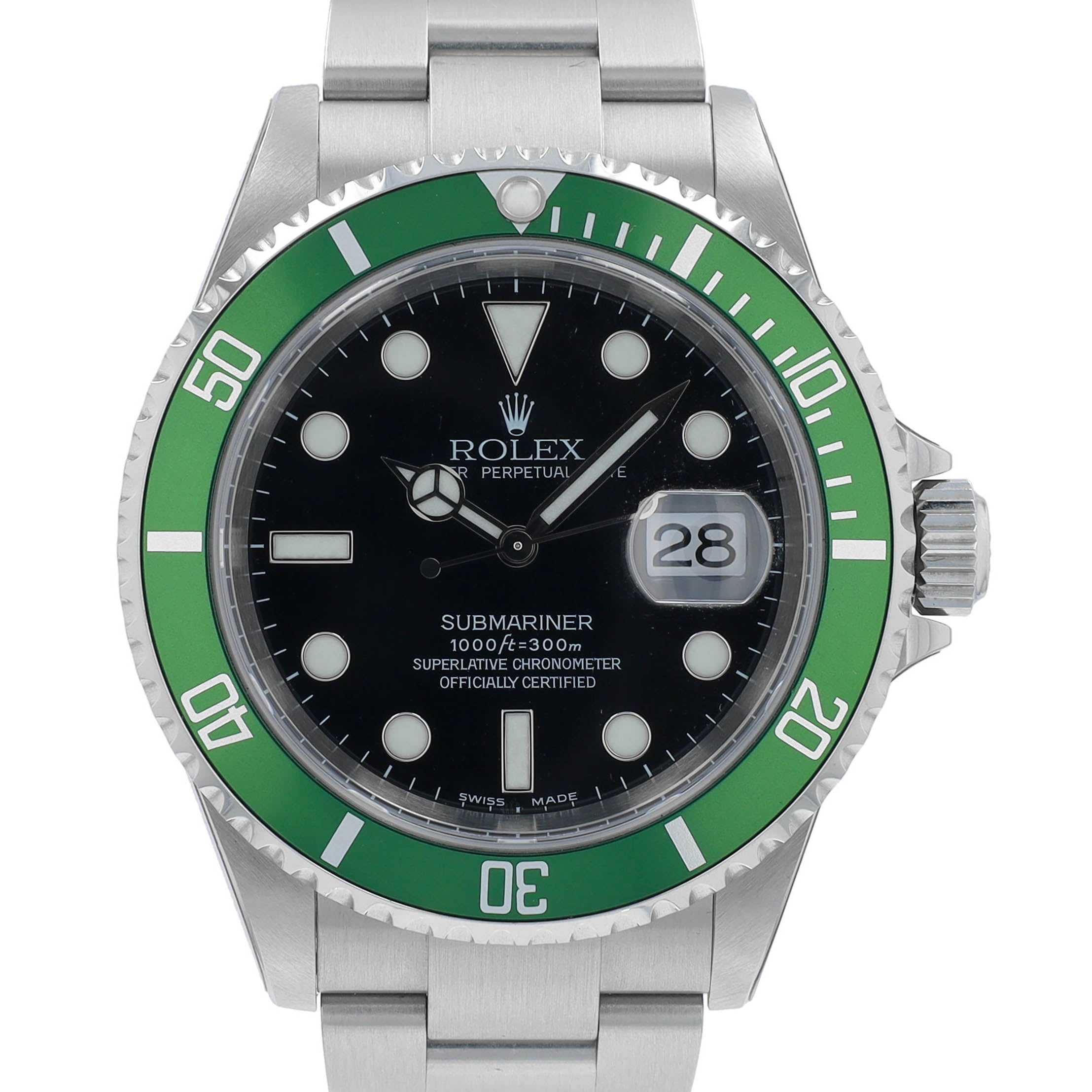 Rolex Submariner 16610 KERMIT YR:2003