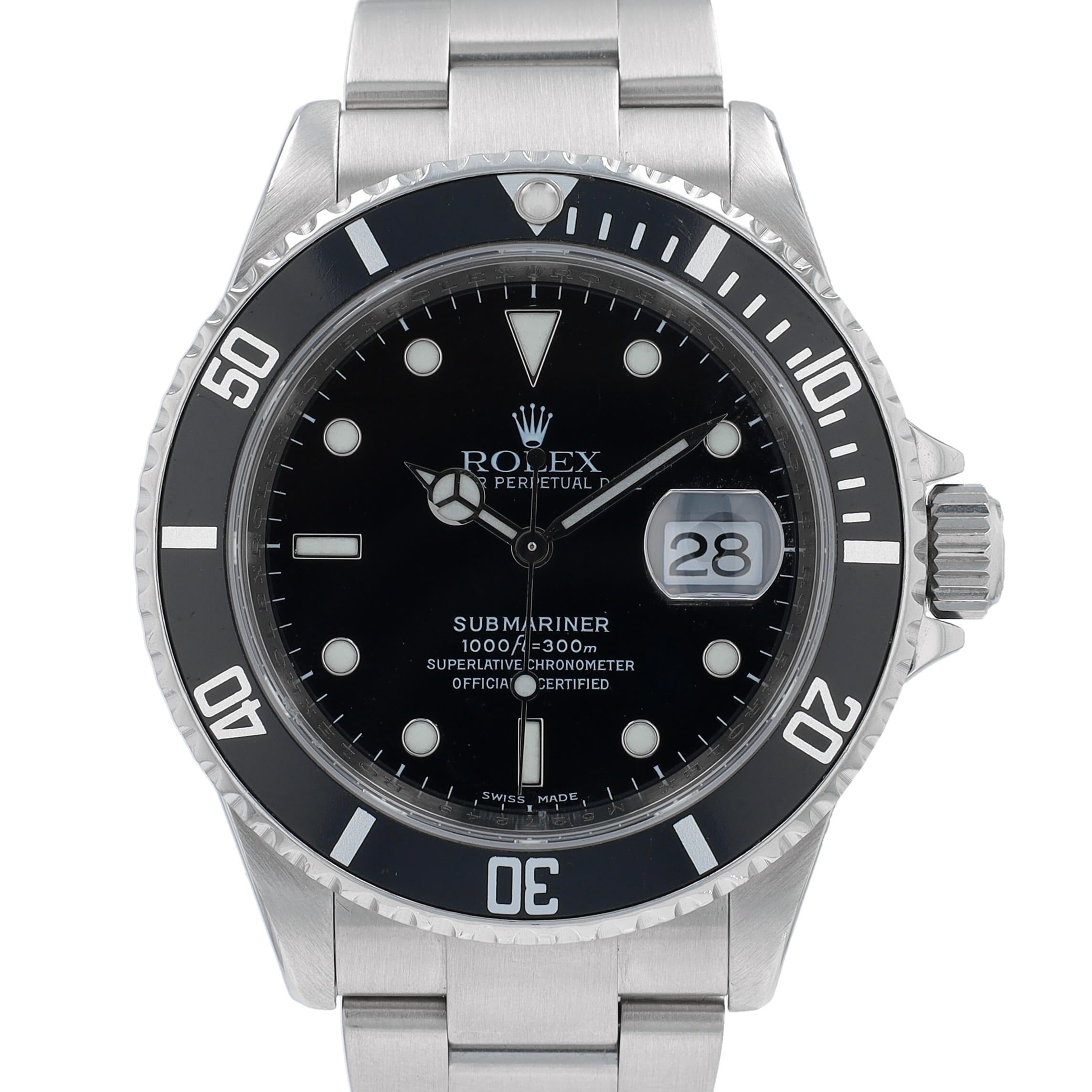 Rolex Submariner 16610 'Rehaut' YR:2008