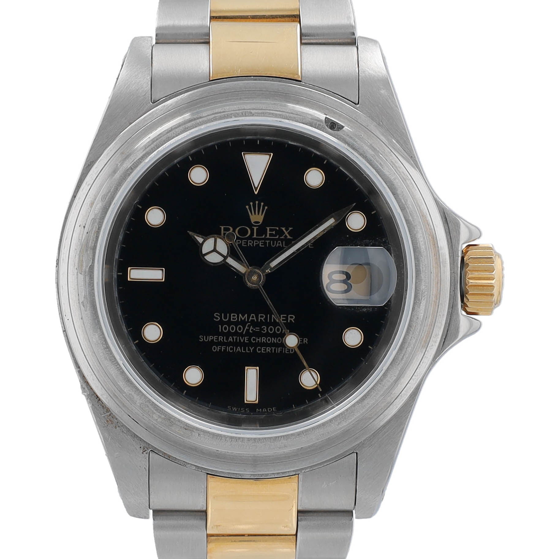 Rolex Submariner 16613 Black YR:2000