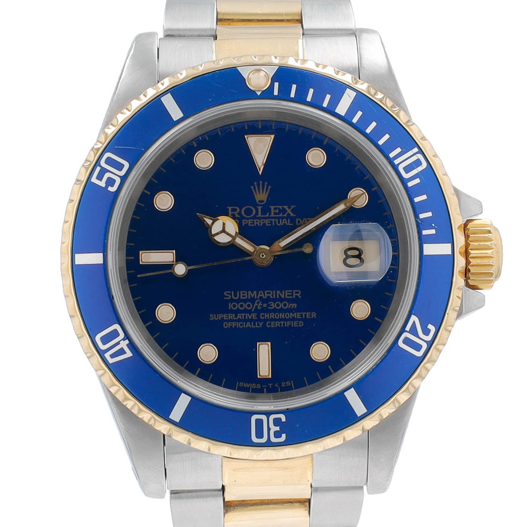 Rolex Submariner 16613 Blue YR:1990