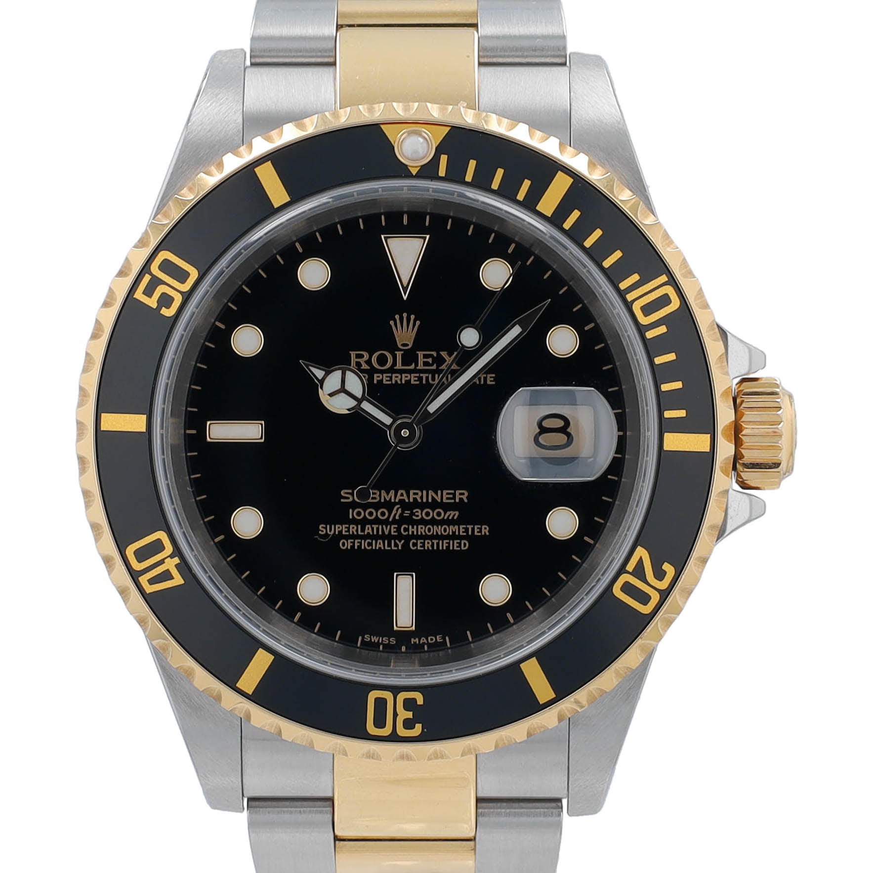Rolex Submariner 16613 Black YR:2005