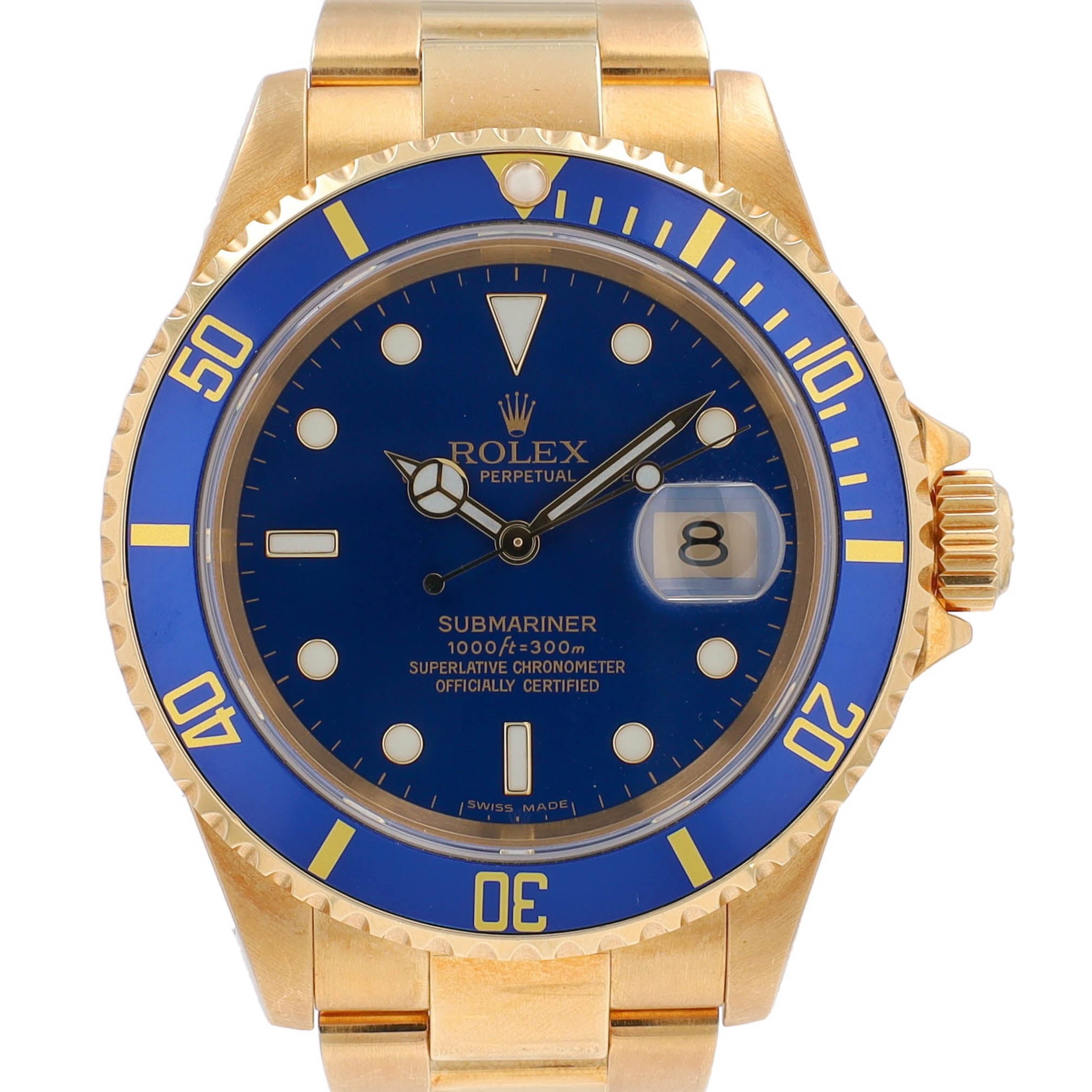 Rolex Submariner 16618 w/ Box & Paper YR:2006