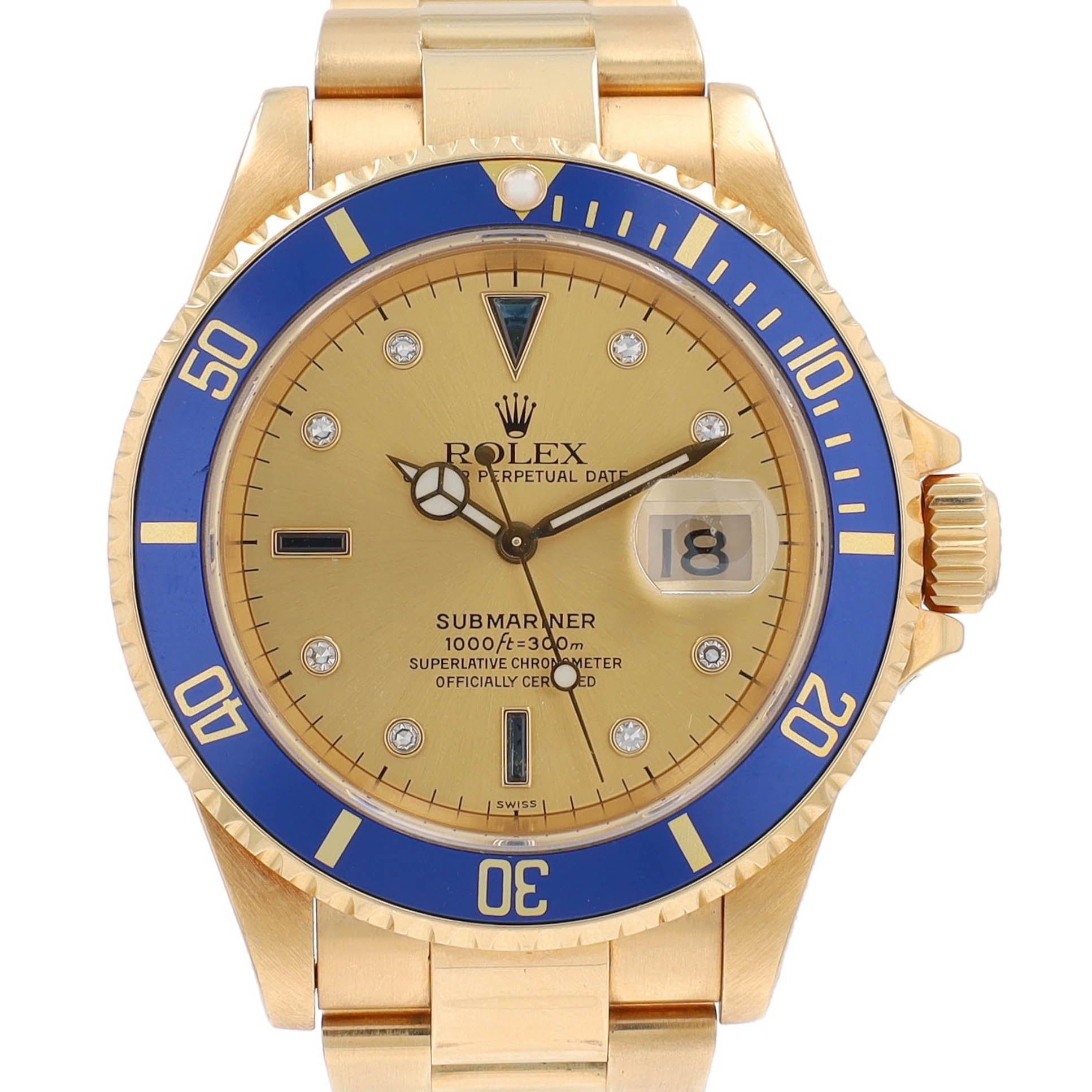 Rolex Submariner 16618 w/ Box & Paper YR:2003