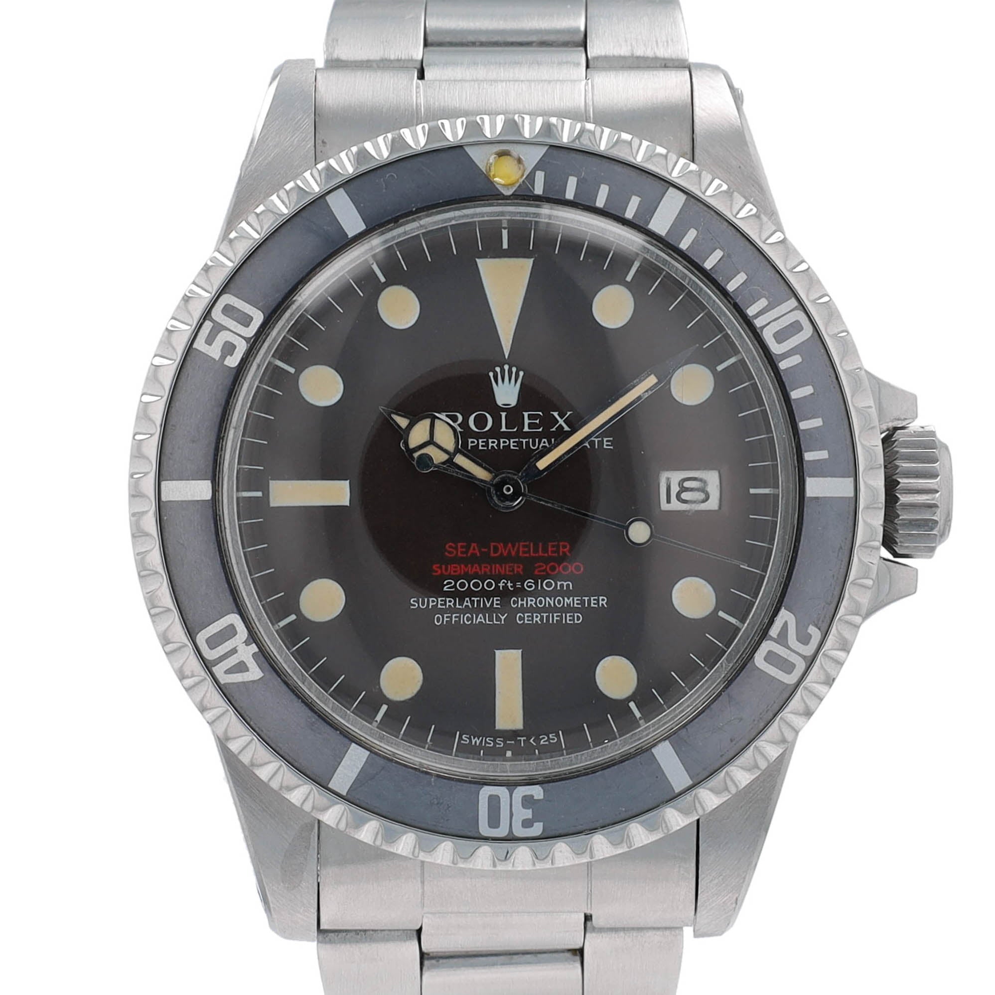 Rolex Sea-Dweller 1665 'Double Red' w/ Box & Cert YR:1967