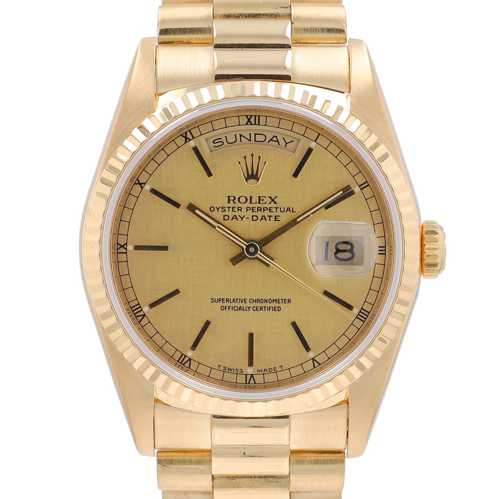 Rolex Day-Date 36 18238 YR:1989