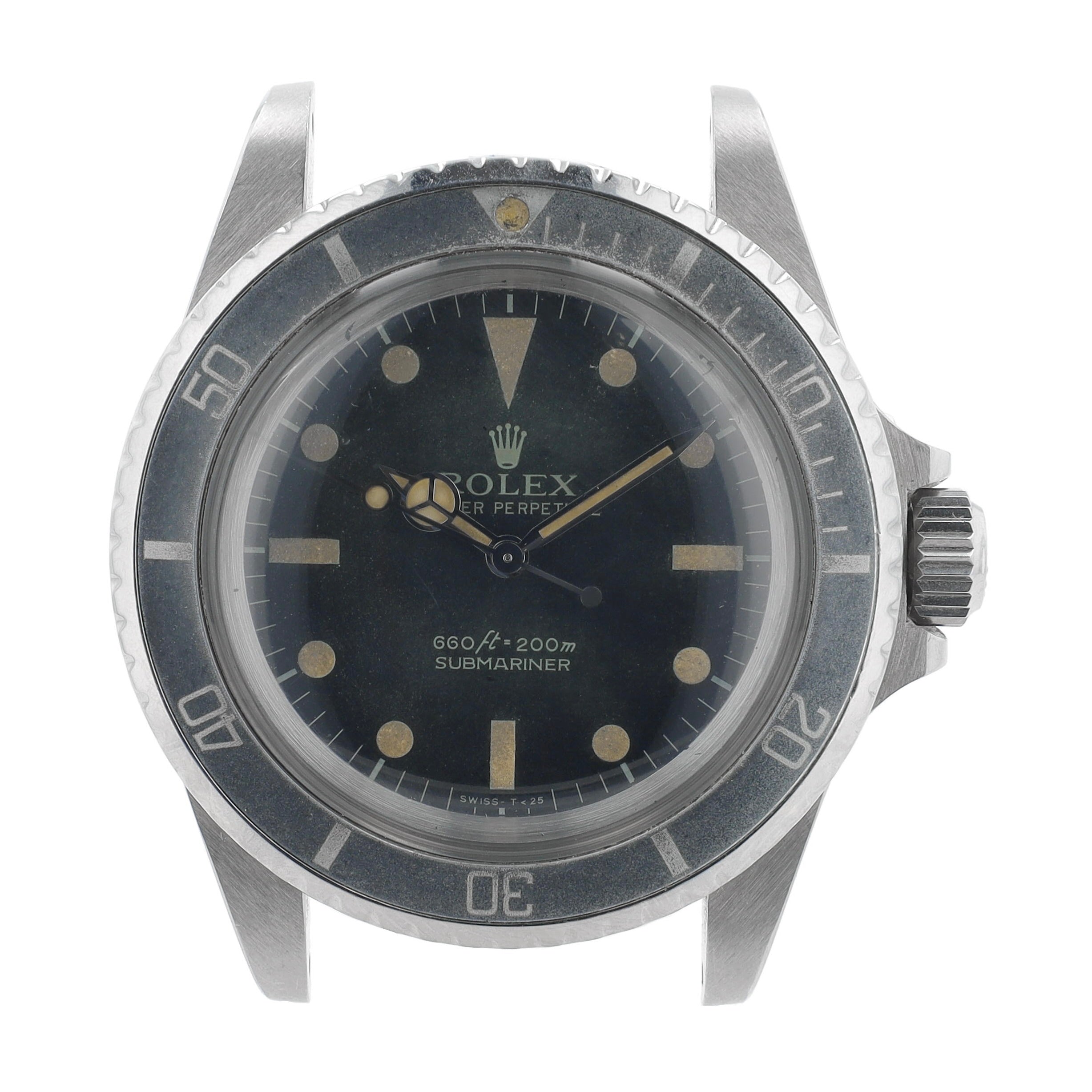 Rolex Submariner 5513 w/ Service Card YR:1965