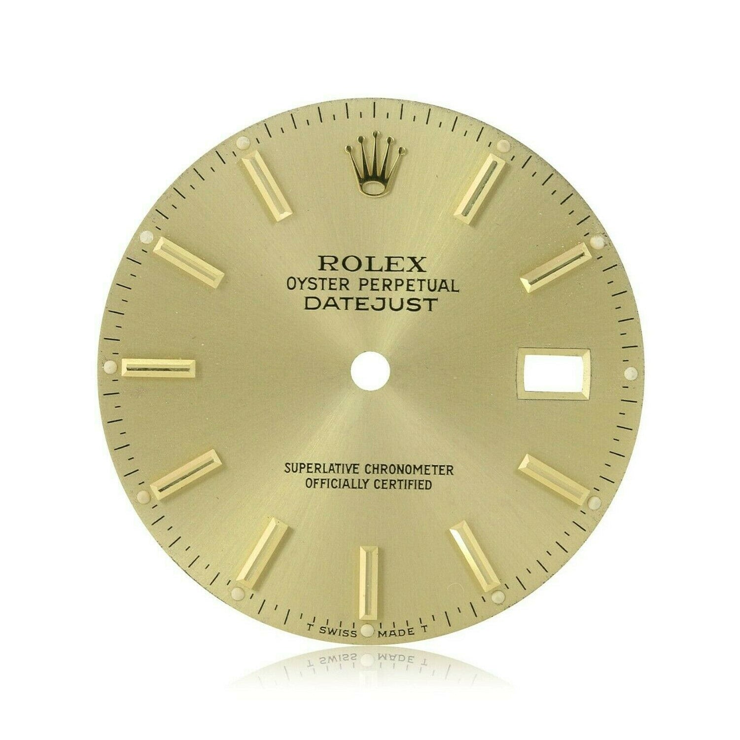 Original Rolex Champagne Index Dial fits Datejust 36mm Two-Tone 16013 16233