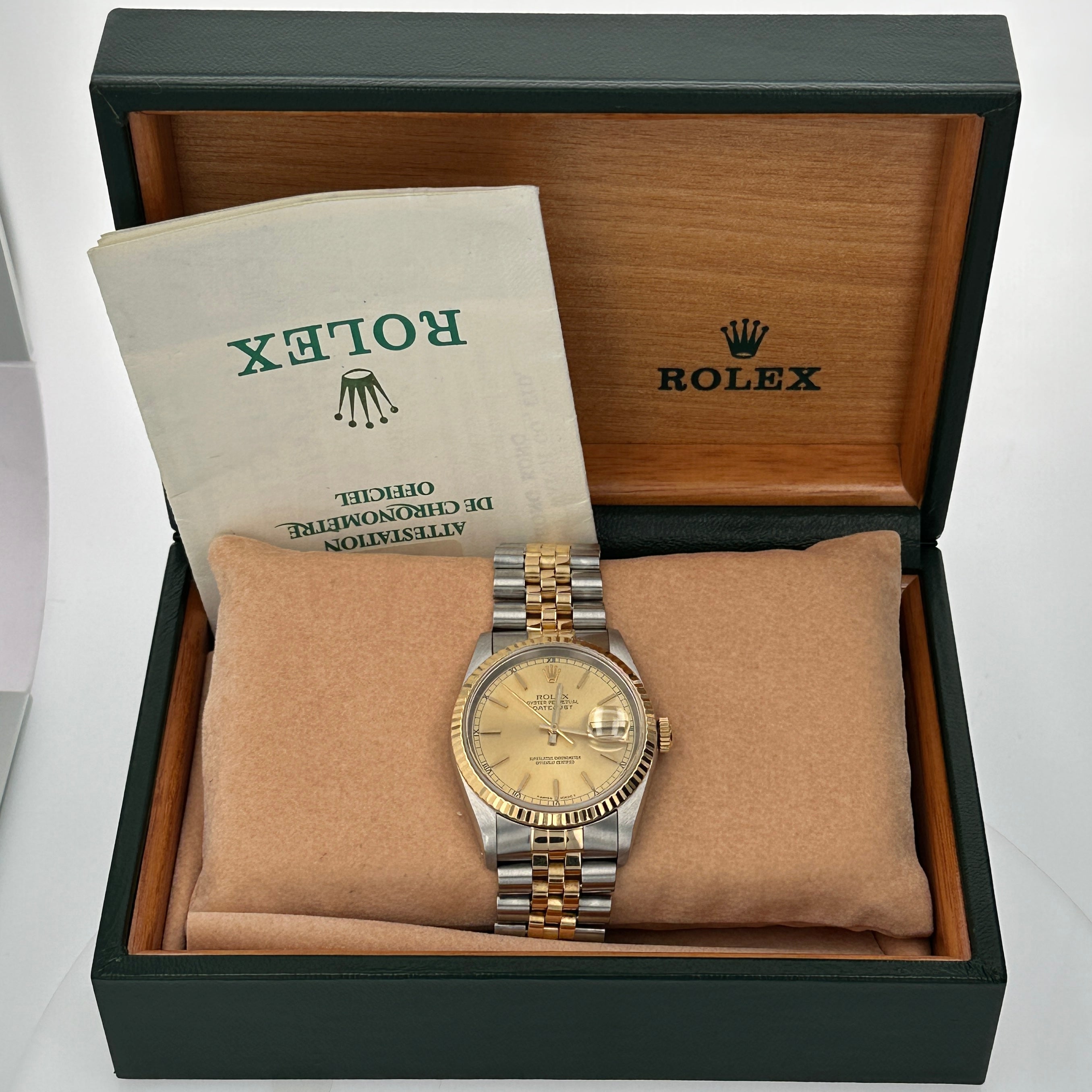 Rolex Datejust 36 16233 w/ Box & Paper 1993