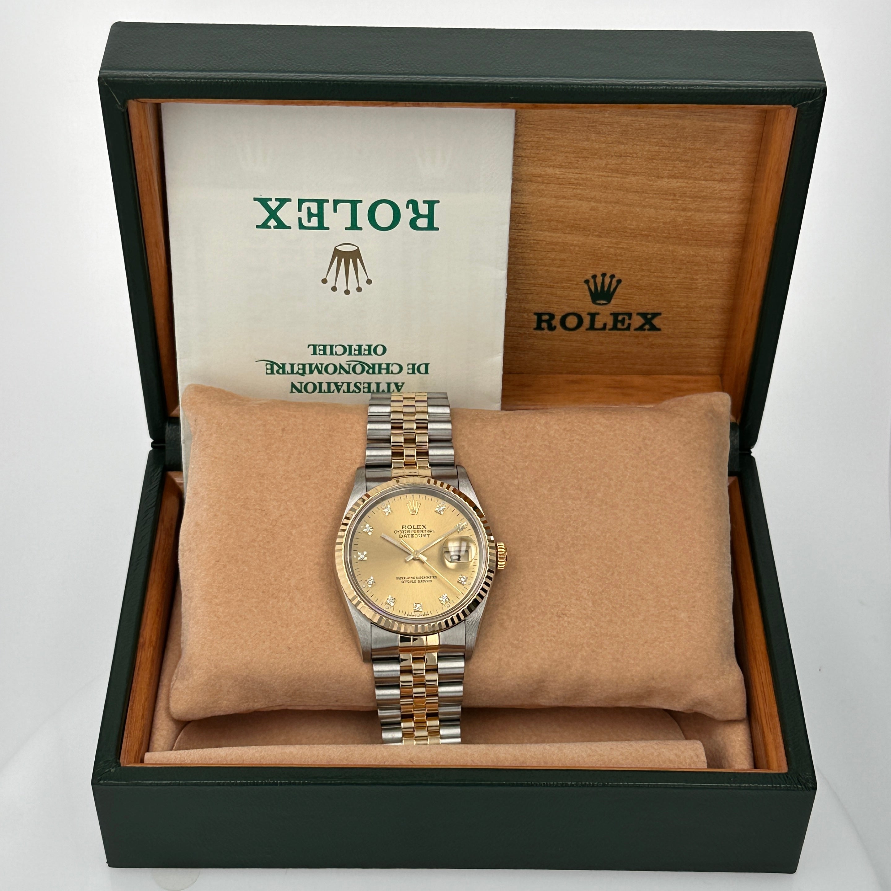 Rolex Datejust 36 16233 w/ Box & Paper 1993