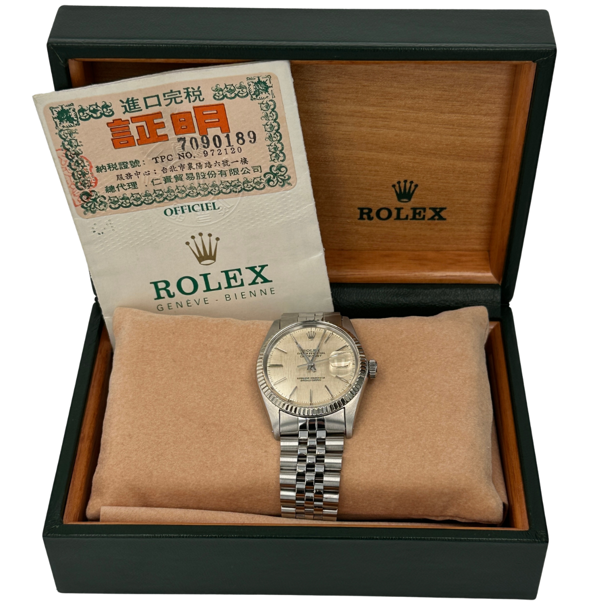 Rolex Datejust 16014 w/ Box & Paper YR:1981