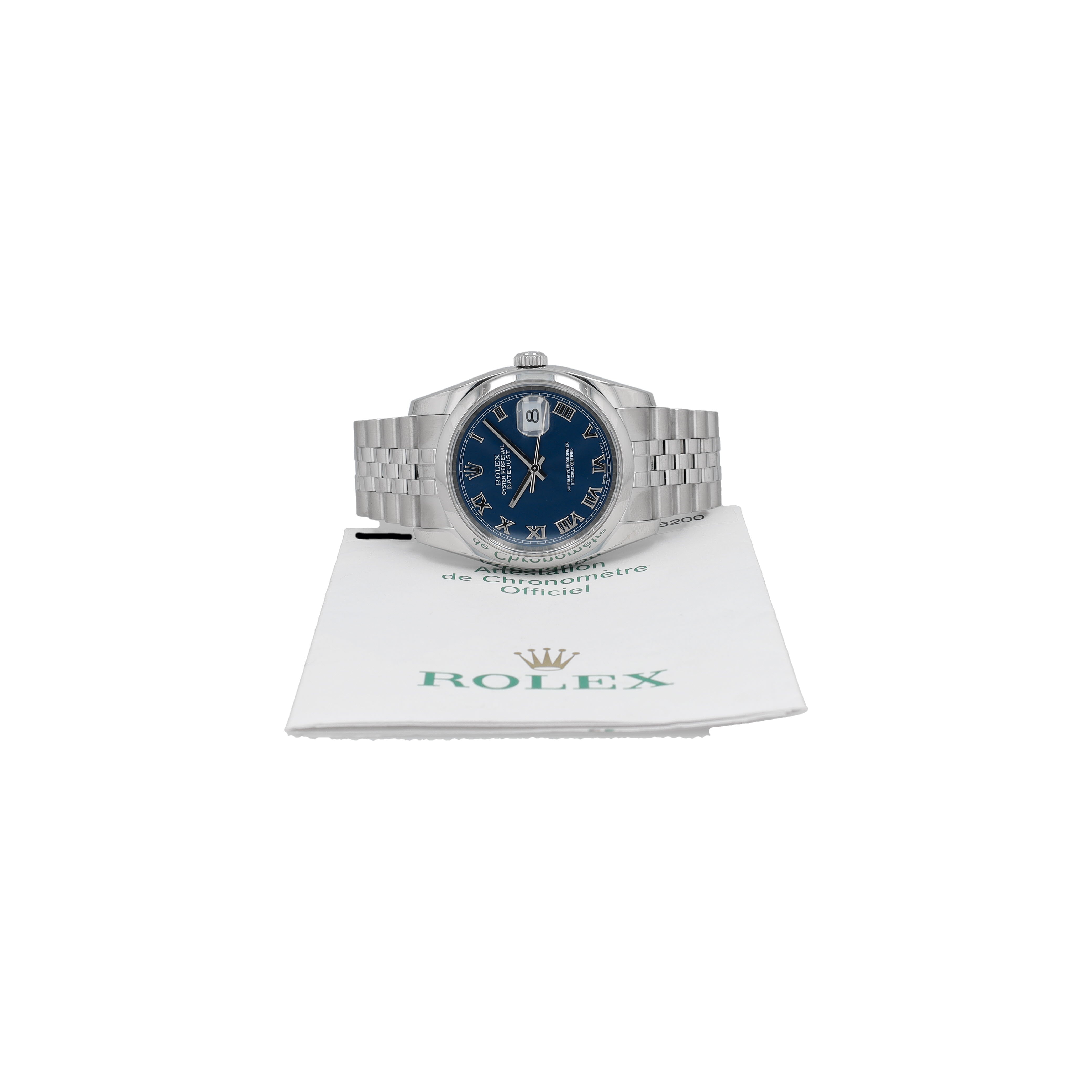 Rolex Datejust 36 116200 w/ Box & Paper YR:2006
