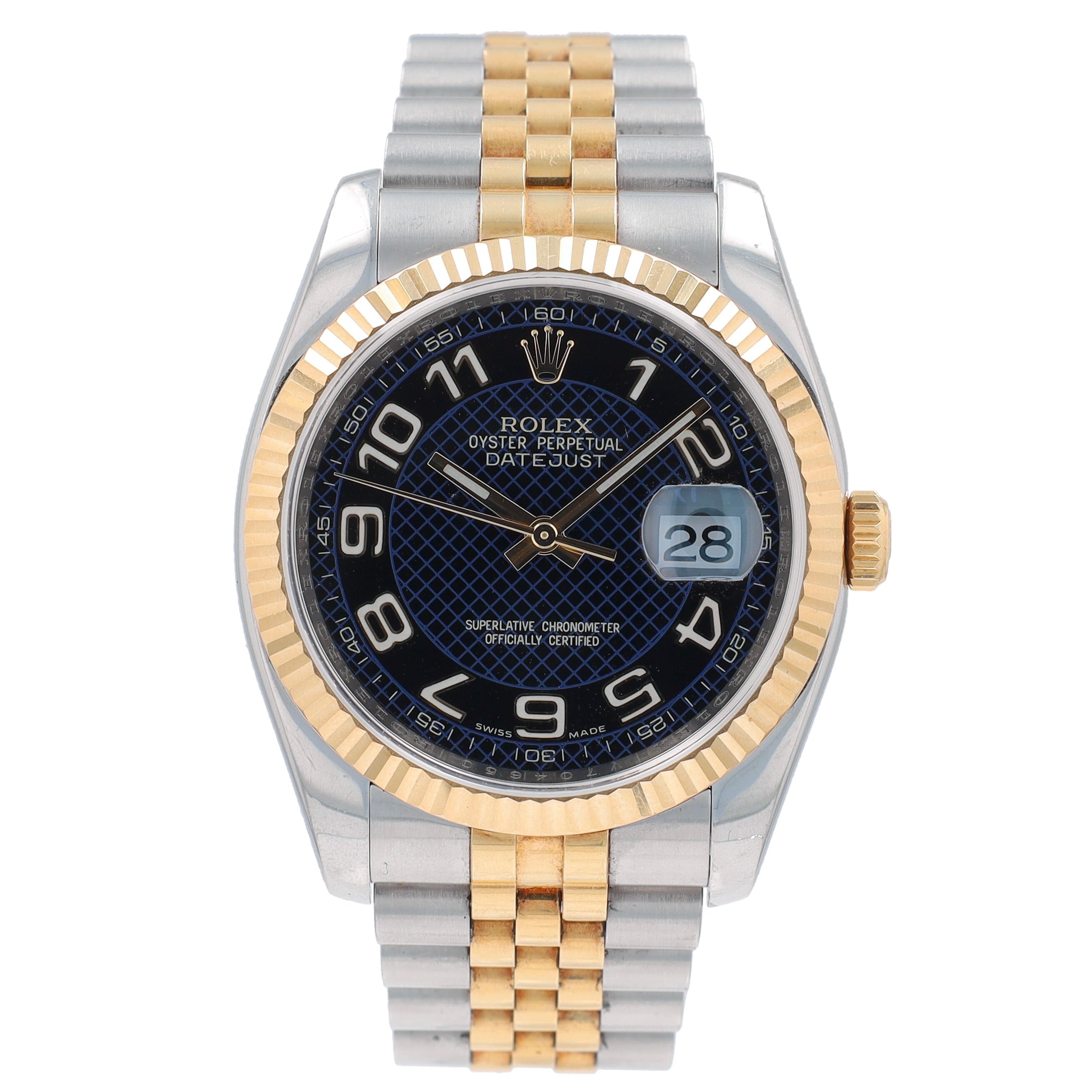 Rolex Datejust 36 116233 w/ Box & Cert YR:2010