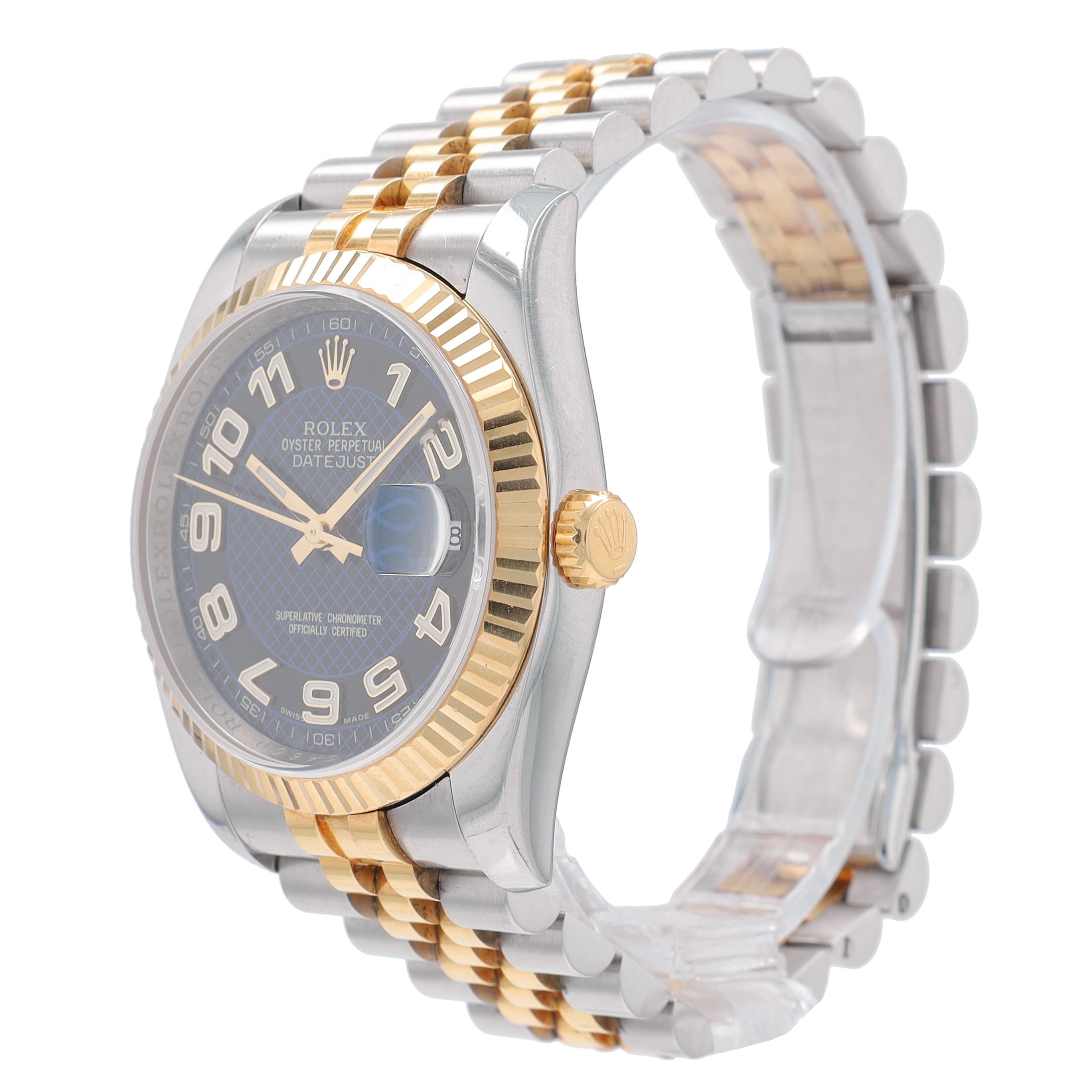 Rolex Datejust 36 116233 w/ Box & Cert YR:2010