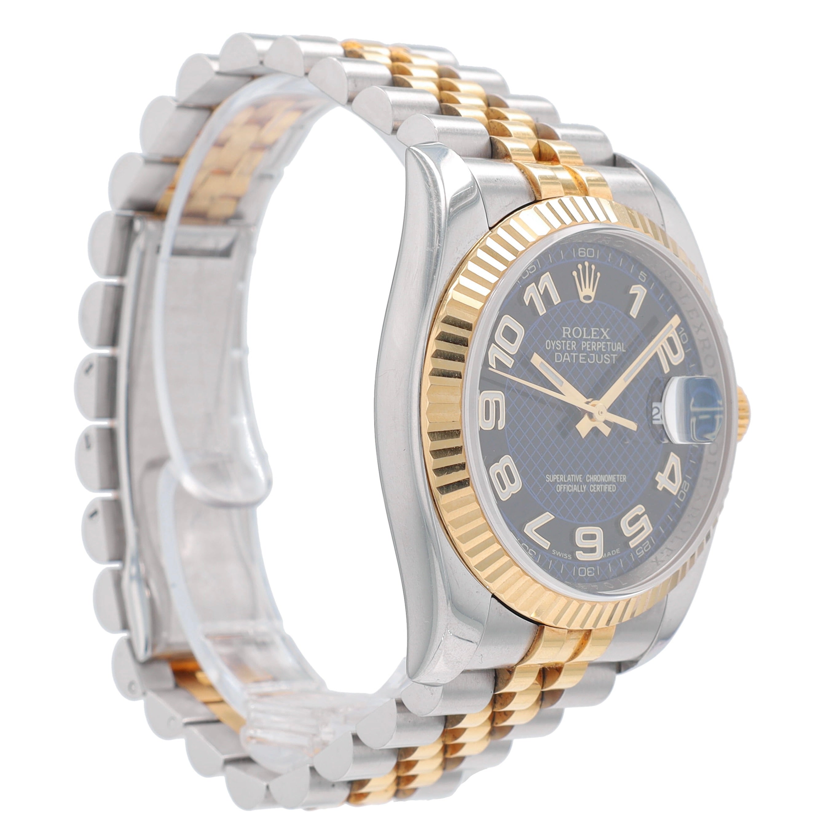 Rolex Datejust 36 116233 w/ Box & Cert YR:2010