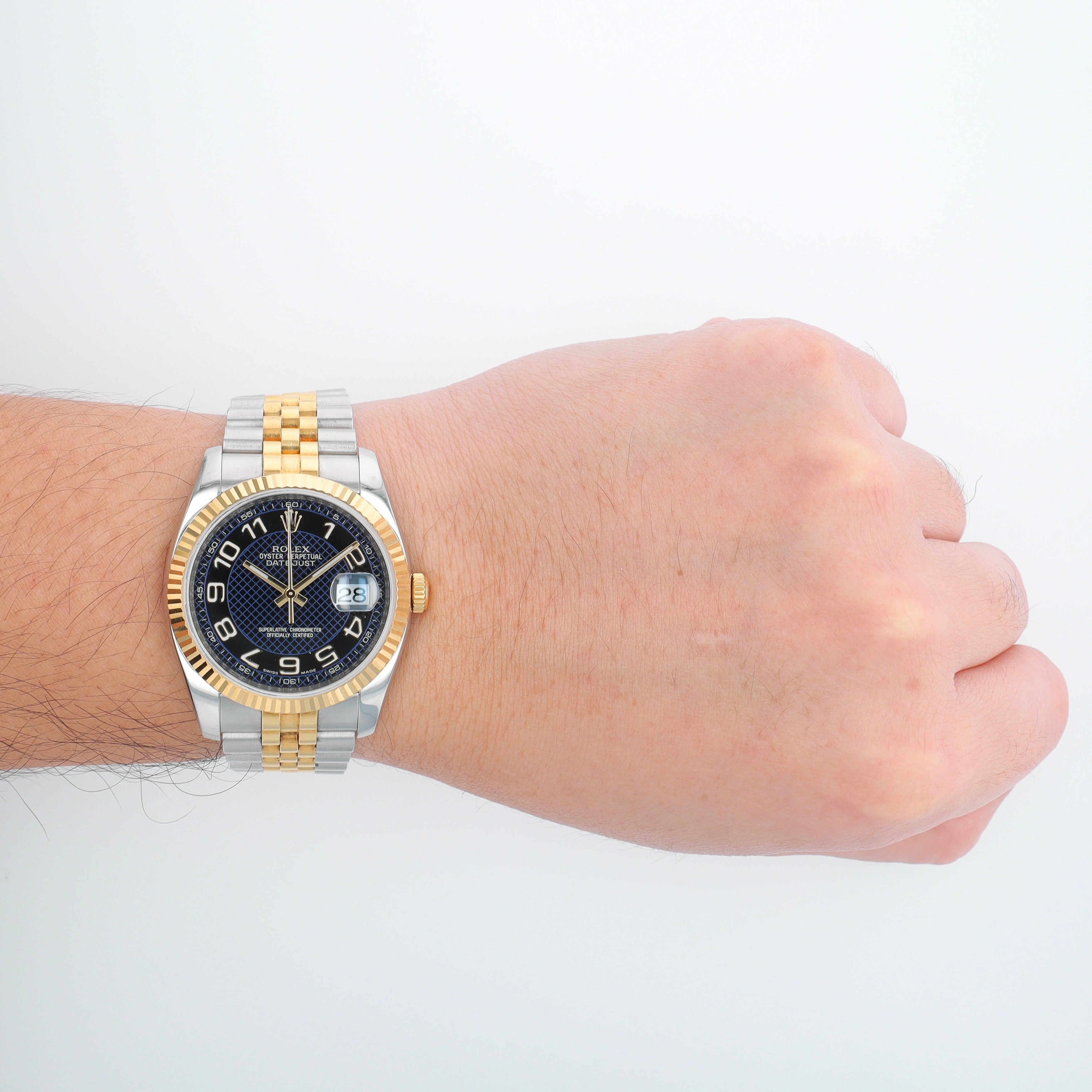 Rolex Datejust 36 116233 w/ Box & Cert YR:2010