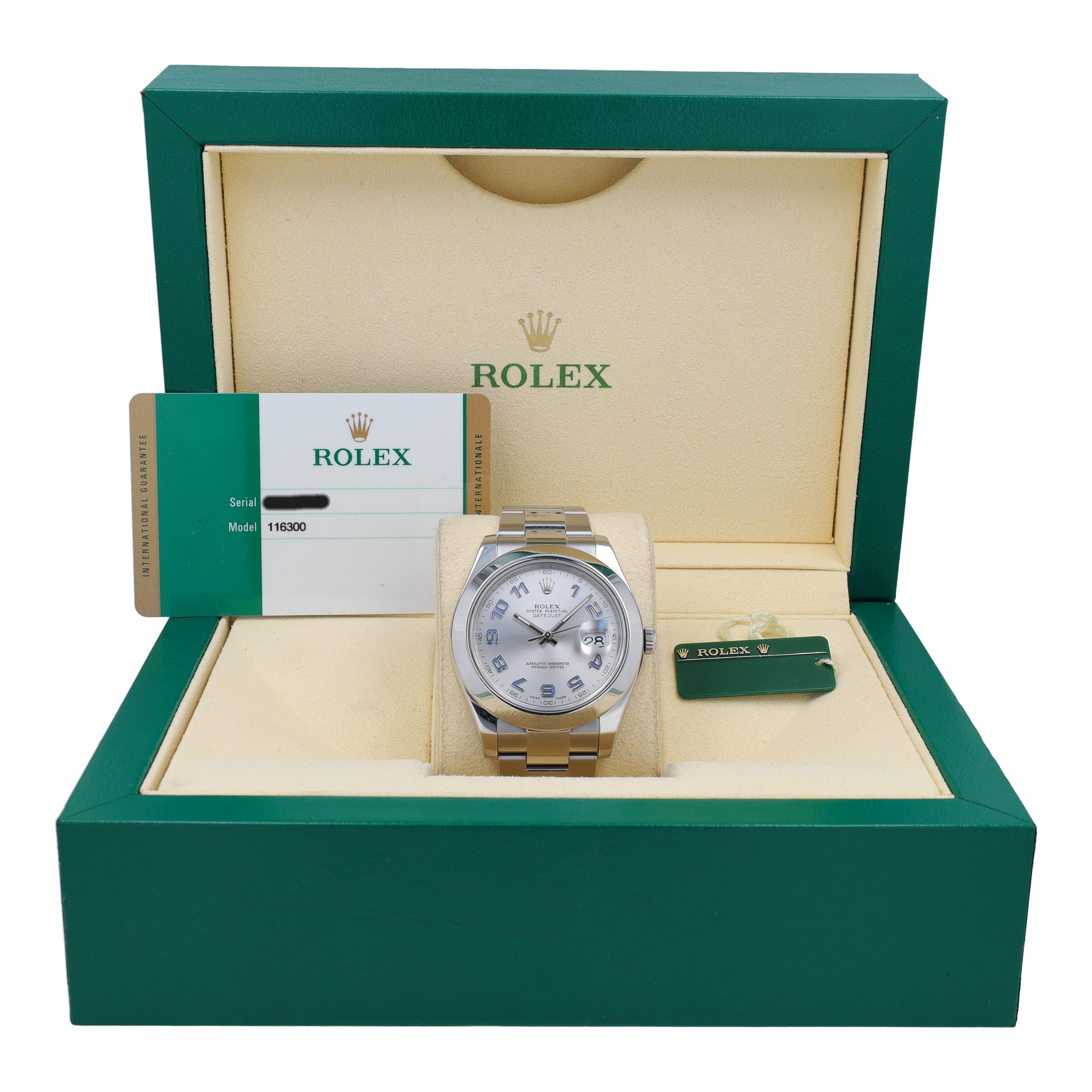 Rolex Datejust II 116300 w/ Box & Cert YR:2018