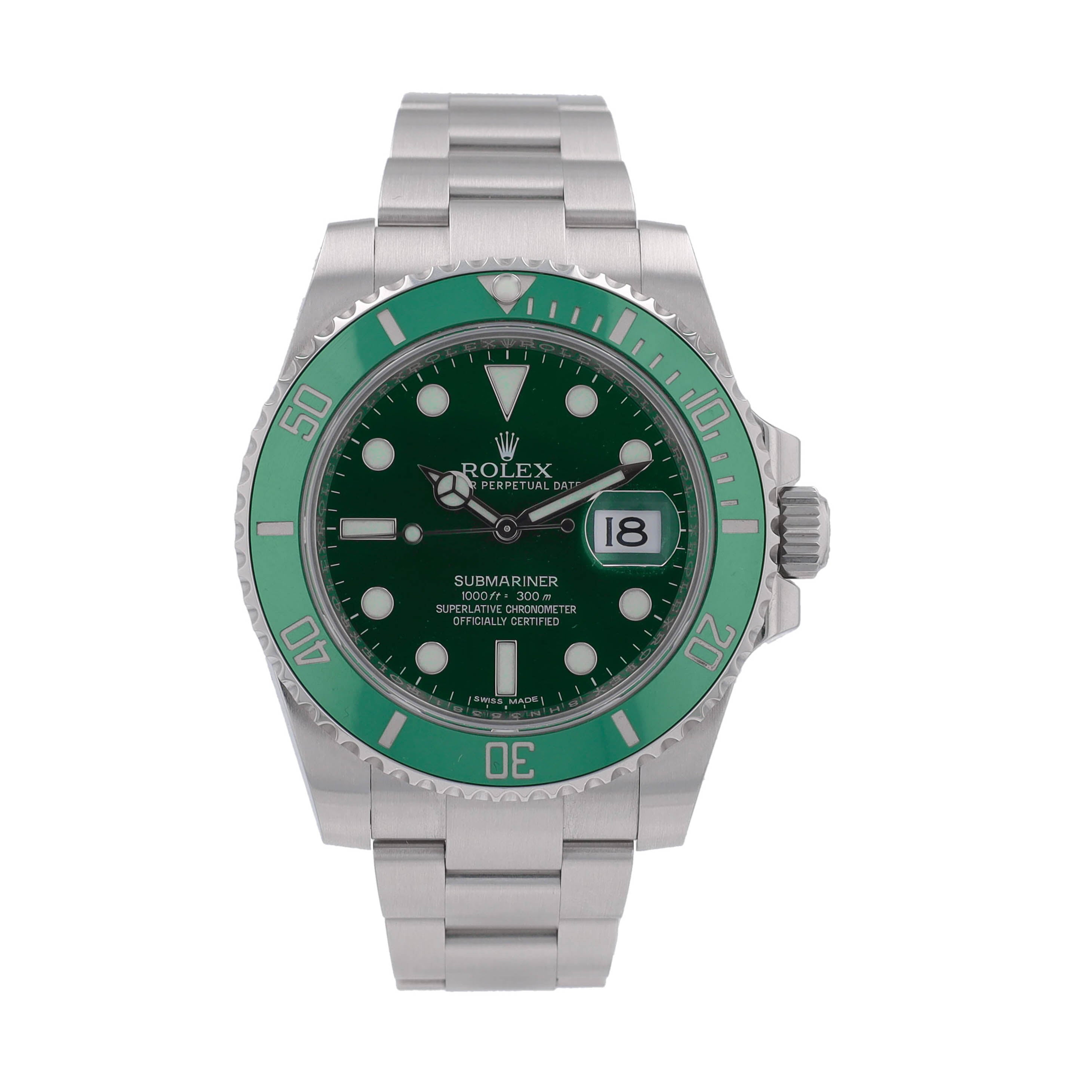 Rolex Submariner 116610LV w/ Box & Cert YR:2016