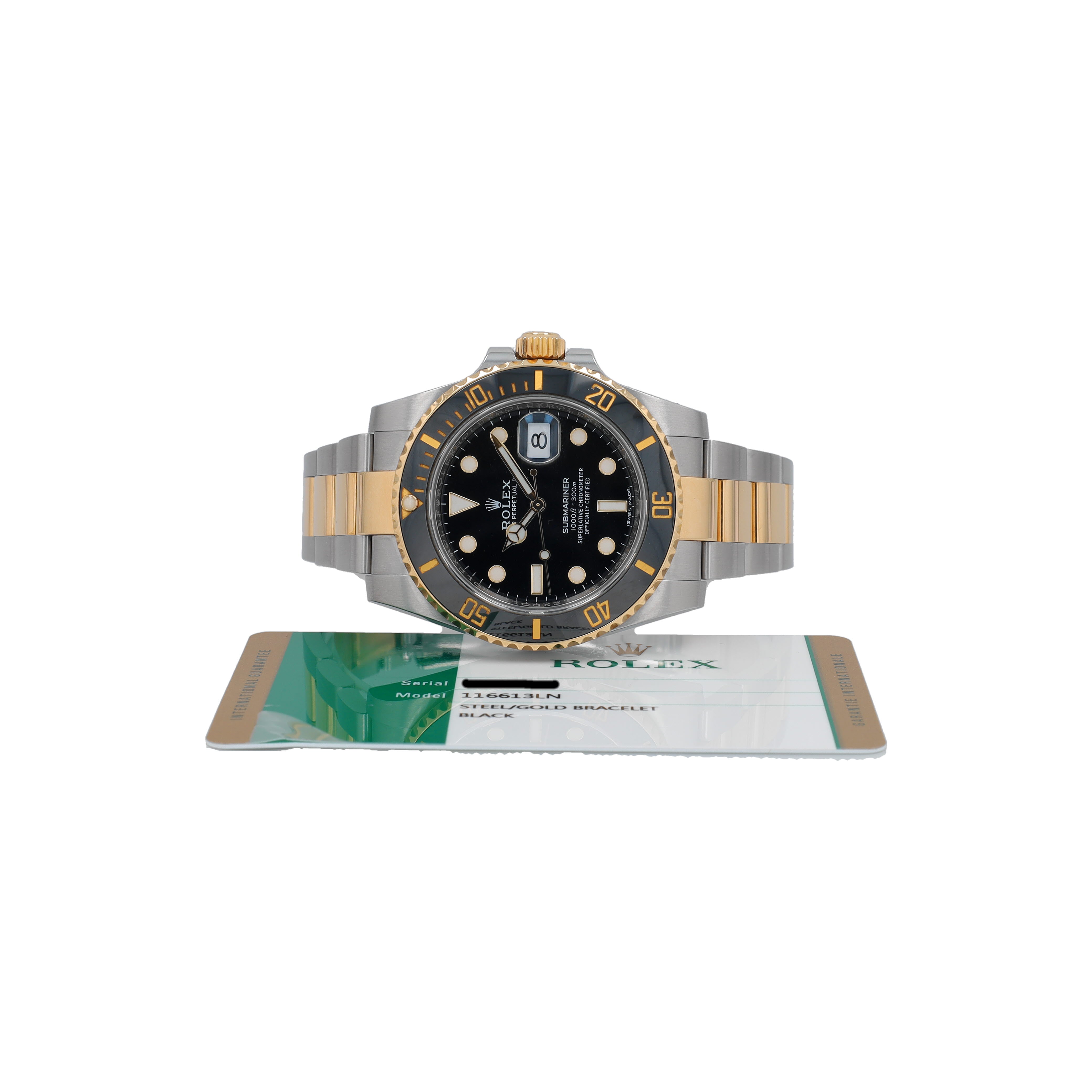Rolex Submariner 116613 Black w/ Box & Cert 2017